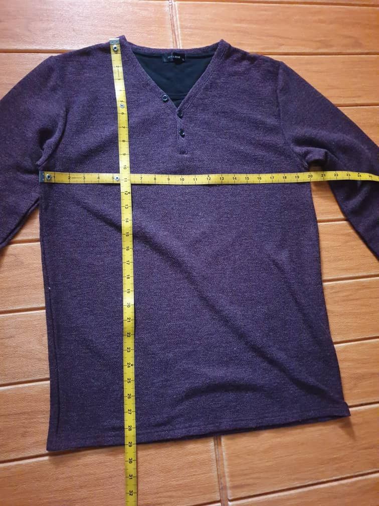 Japanese Brand Nota Bene burgendy colour longsleeve shirt Size US M / EU 48-50 / 2 - 5 Thumbnail