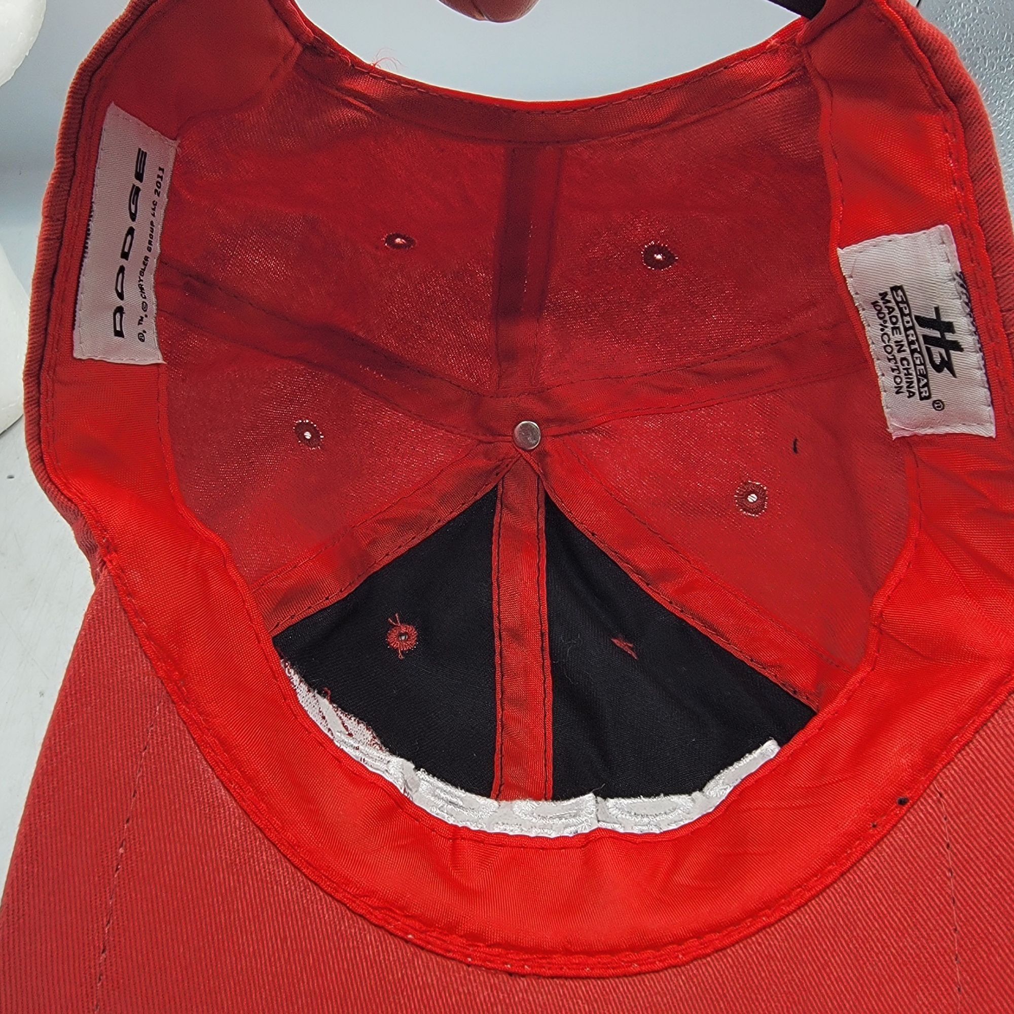 Other Dodge Motorsports Adults Black Red Baseball Cap Adjustable S Size ONE SIZE - 7 Thumbnail