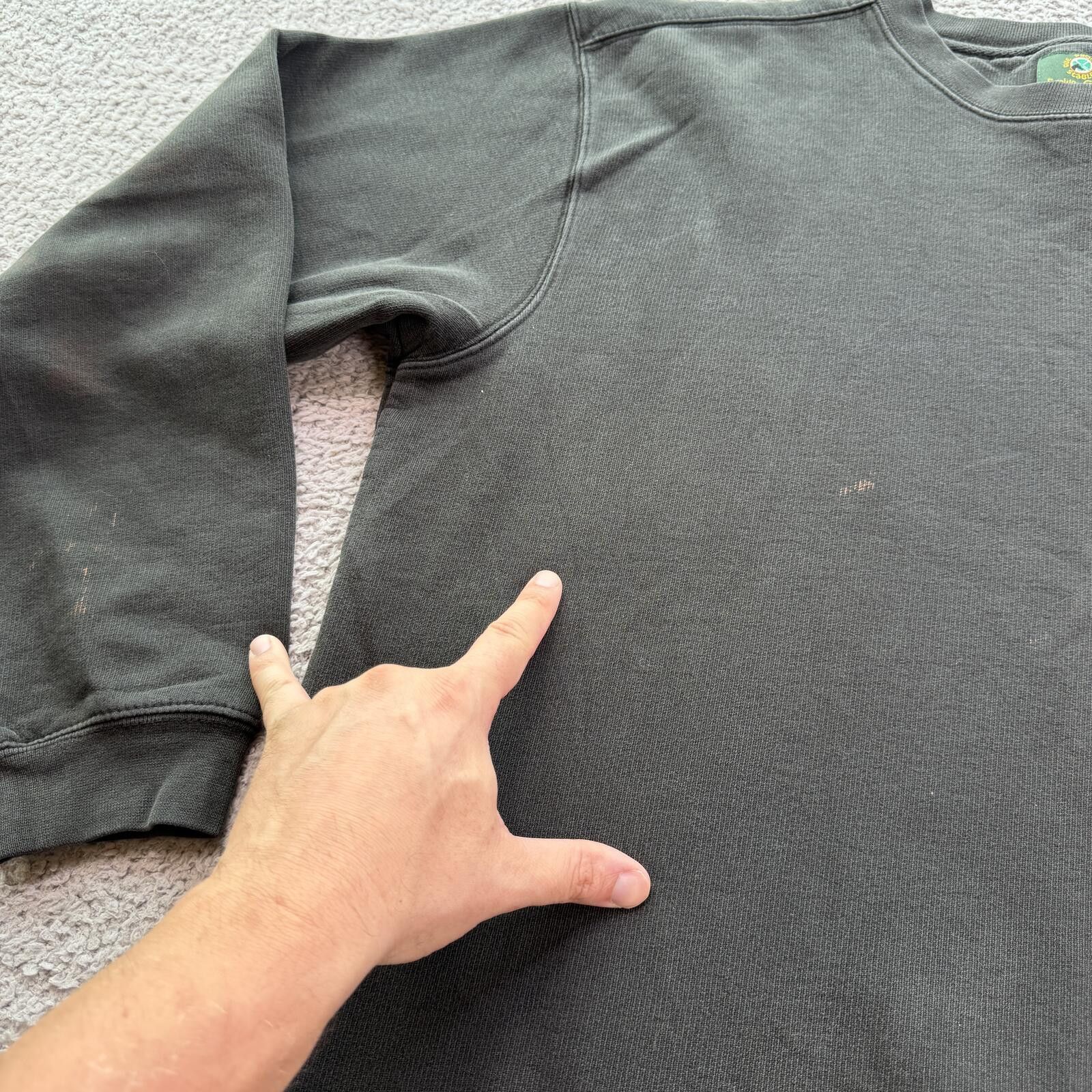 Other Vintage Due Process Stable Embroidered Sweatshirt XL Black Size US XL / EU 56 / 4 - 7 Thumbnail