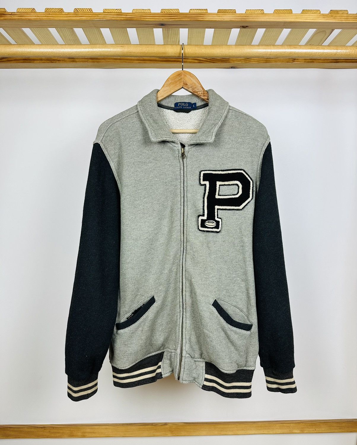 Rugby Ralph Lauren Polo Ralph Lauren Athletic Club Wool Cardigan Jacket Size US L / EU 52-54 / 3 - 2 Thumbnail