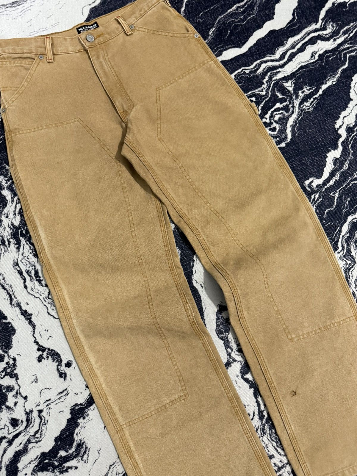RRL Ralph Lauren Polo jeans ralph lauren carpenter double knee pants Size US 29 - 9 Thumbnail