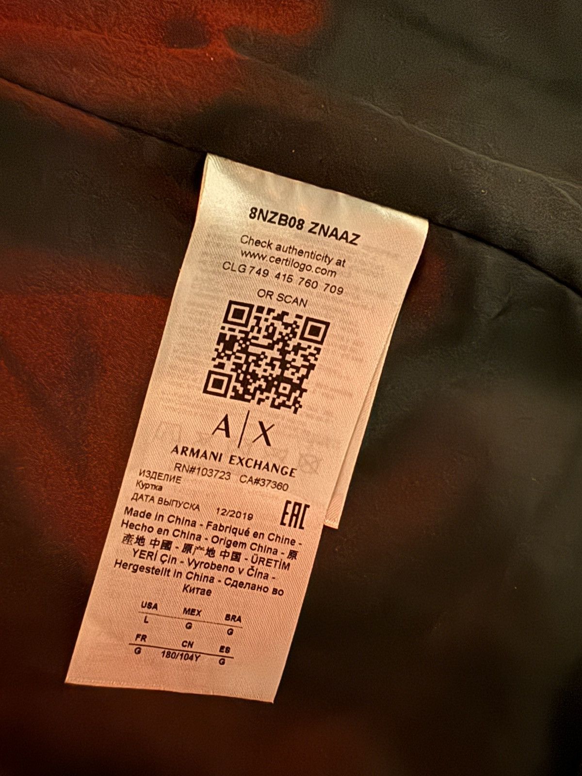 Armani Armani leather jacket Size US L / EU 52-54 / 3 - 5 Thumbnail