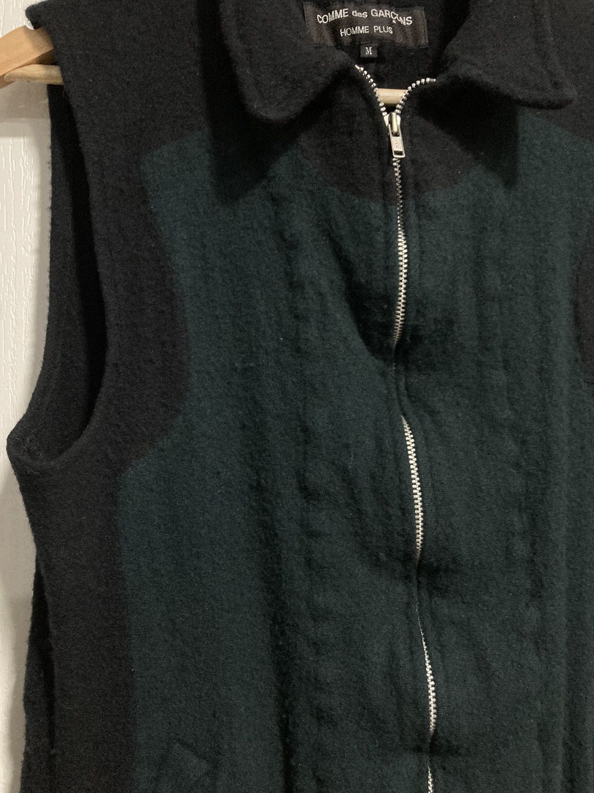 Comme des Garcons Homme Plus 1994AW Comme Des Garcons Homme Plus Boiled Wool Vest Size US M / EU 48-50 / 2 - 8 Thumbnail