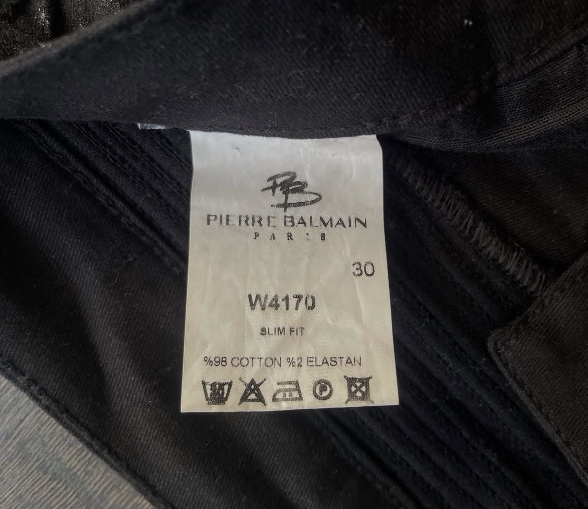Pierre Balmain Balmain Biker Jeans Size 30" / US 8 / IT 44 - 6 Thumbnail