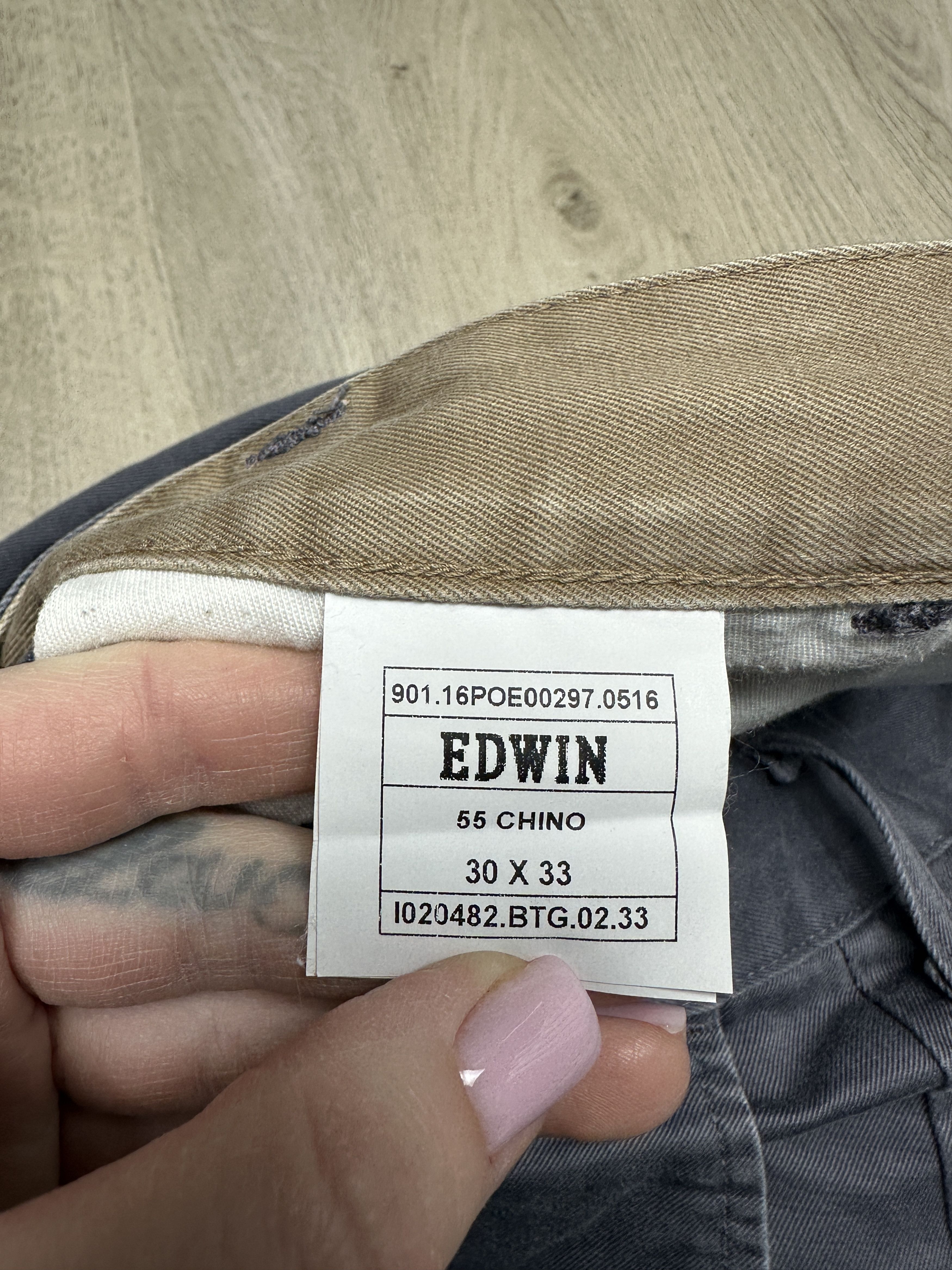Edwin Edwin Vintage Mens 55 Chino Pants Size US 30 / EU 46 - 4 Thumbnail