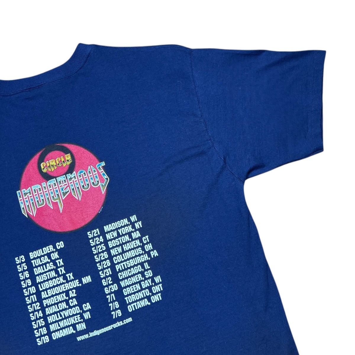 Band Tees Vintage 2000 Indigenous Circle Tour Native Band T-Shirt Size US L / EU 52-54 / 3 - 10 Thumbnail