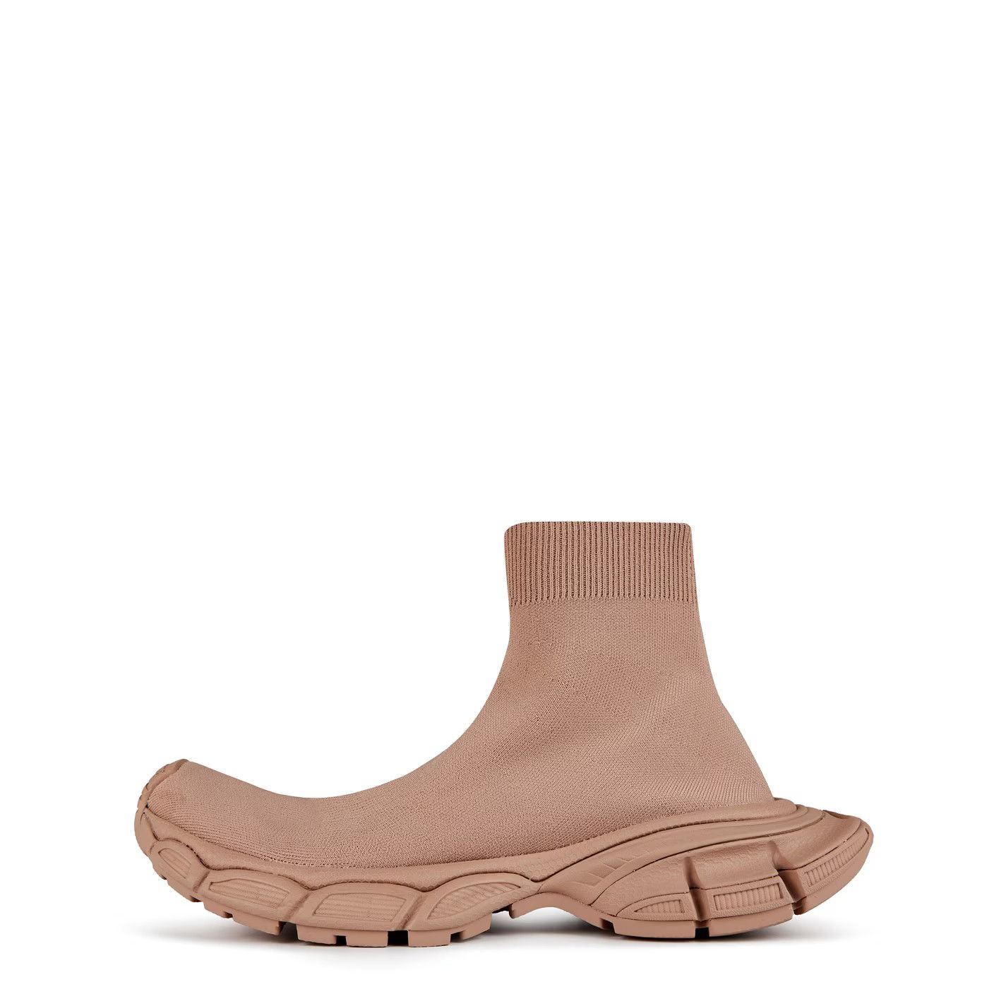 Balenciaga o1g2r1mq0226 3XL Recycled Sock Trainers in Beige Size US 9 / EU 42 - 3 Thumbnail