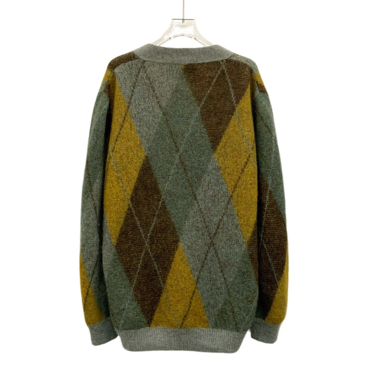 Gucci Gucci Colorblocked Plaid Mohair V-Neck Knit Cardigan Size XS / US 0-2 / IT 36-38 - 2 Thumbnail