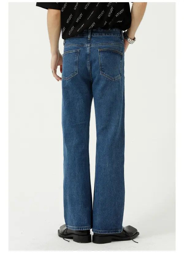 VIBE Straight micro-flare solid color jeans Size US 30 / EU 46 - 2 Thumbnail