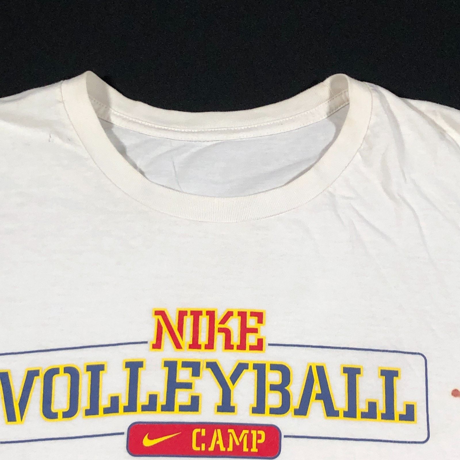 Nike × Vintage Vintage 90s Nike Volleyball Camp Tee T Shirt White Size XXL Size US XXL / EU 58 / 5 - 2 Thumbnail
