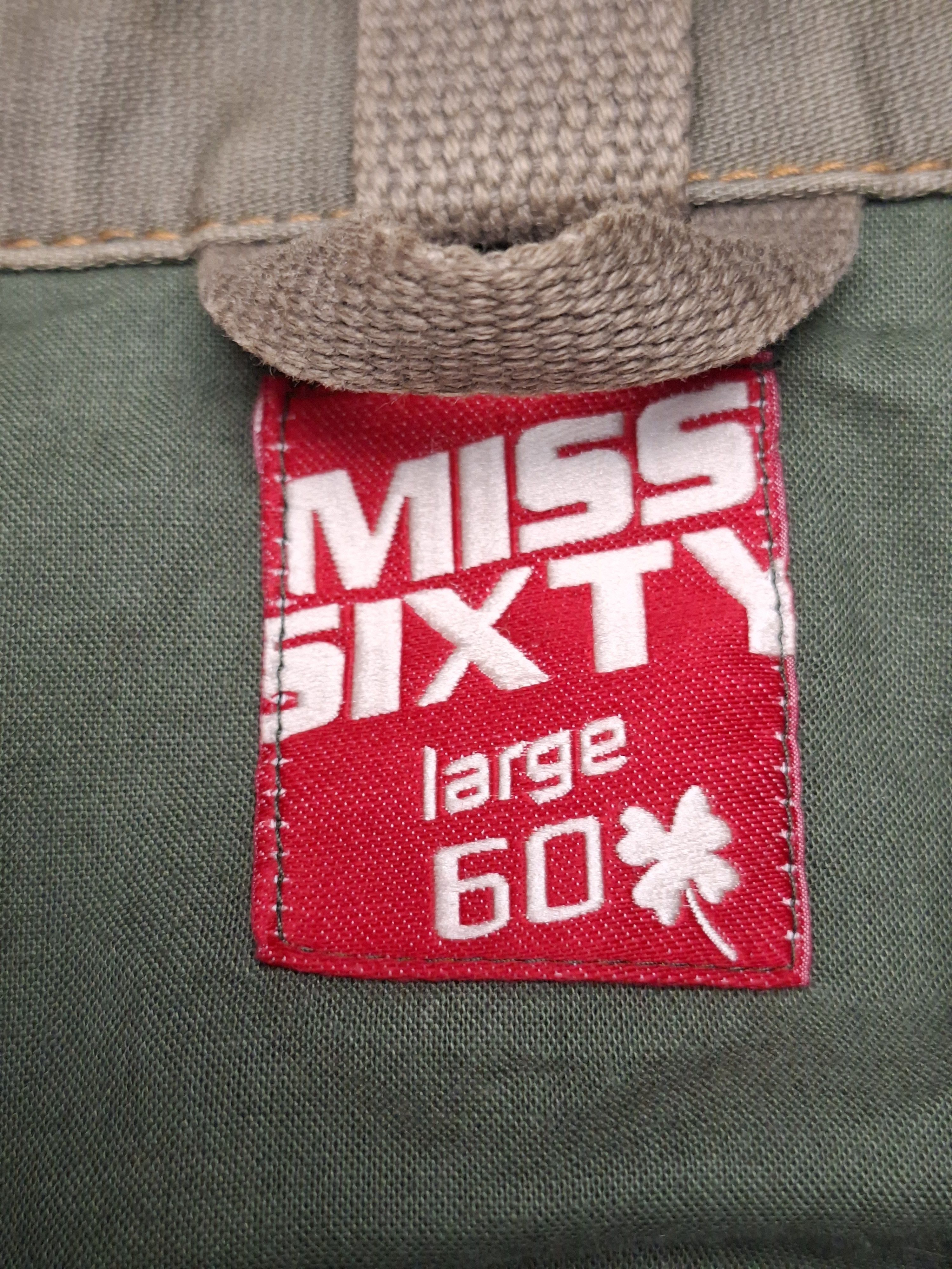Miss Sixty Miss Sixty Military Jacket Khaki Green Utility Bomber Size S / US 4 / IT 40 - 18 Thumbnail