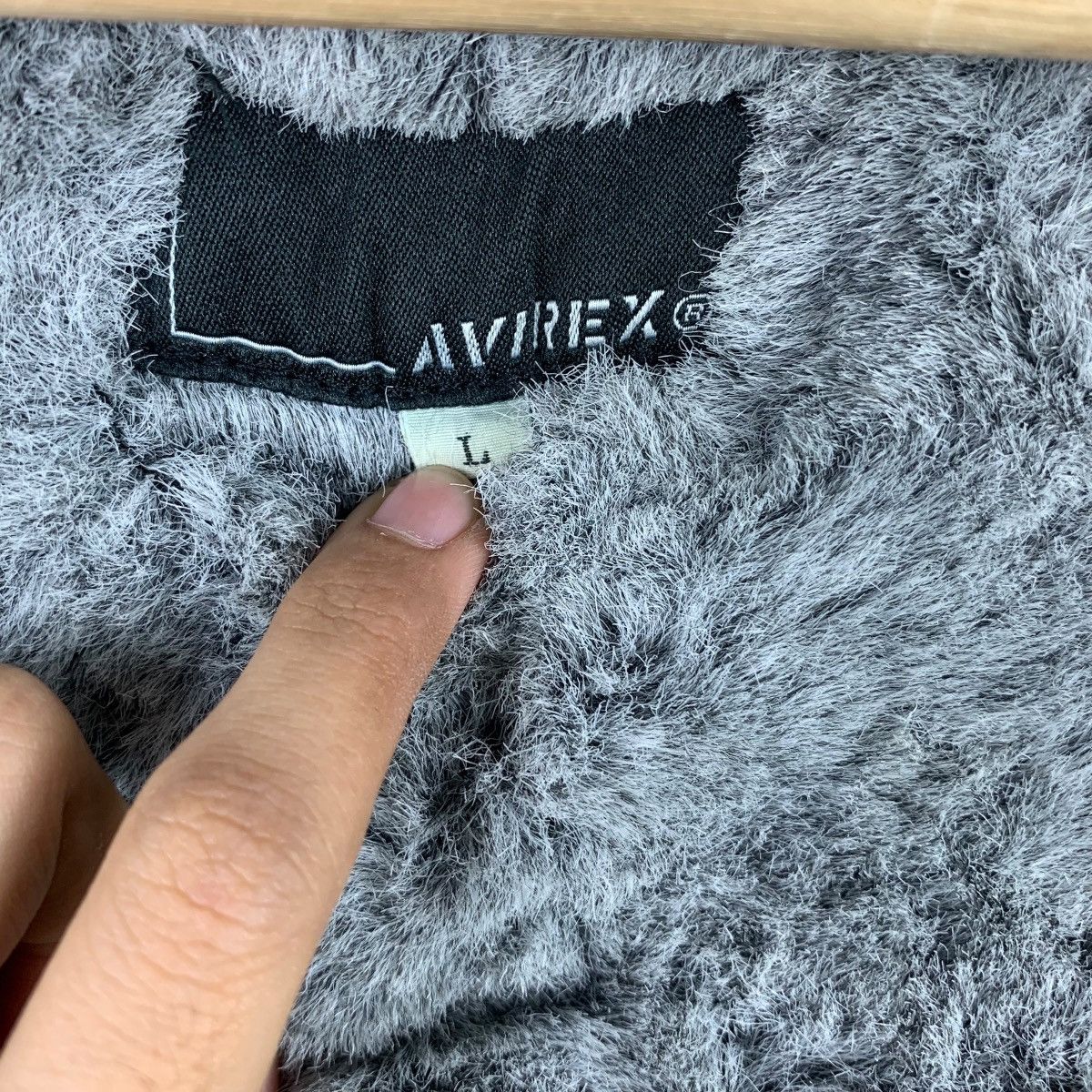Avirex Vintage AVIREX USA B-3 Spec No 7550 Shearling Denim Jacket Size US L / EU 52-54 / 3 - 10 Thumbnail