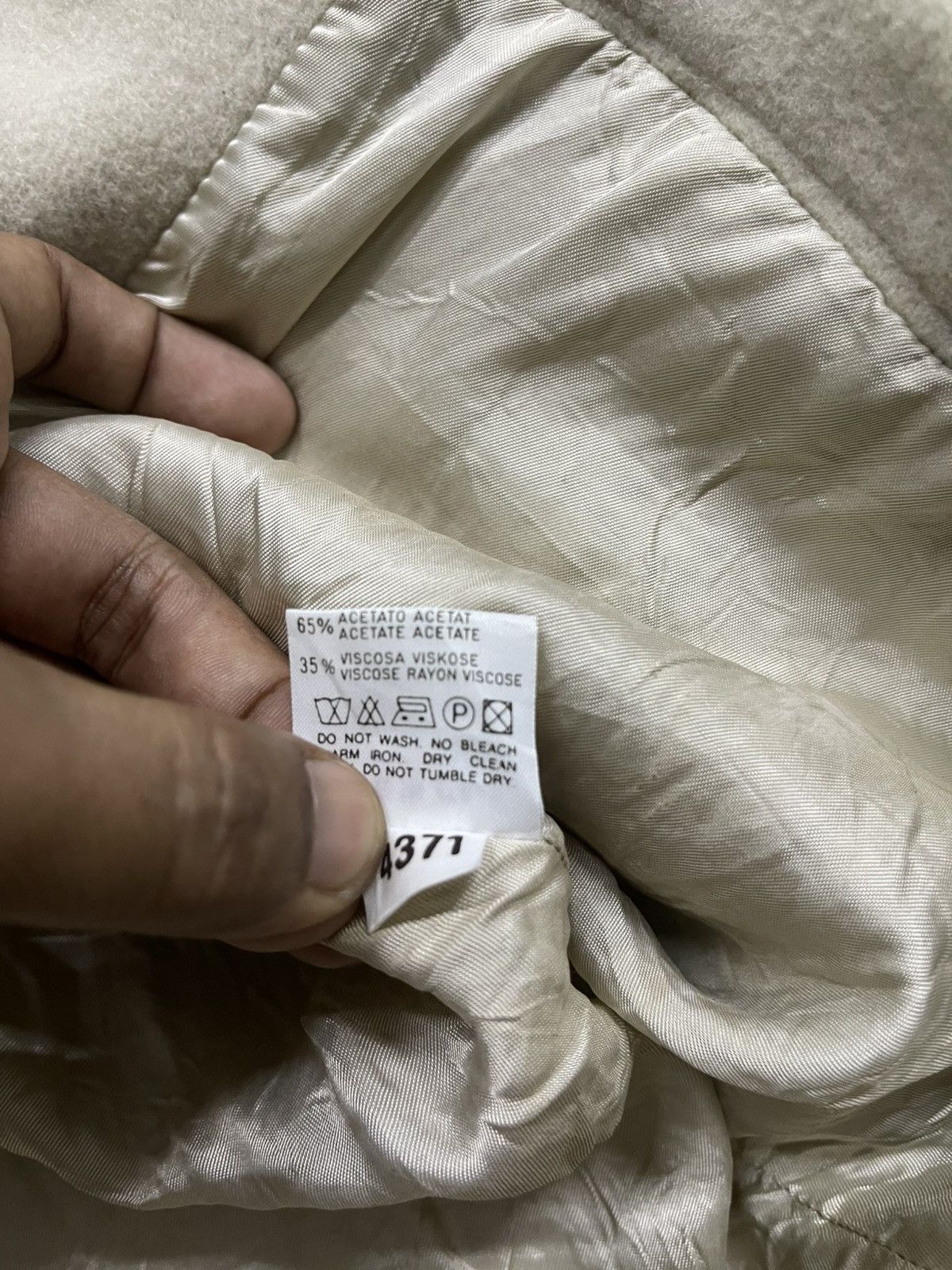 United Colors Of Benetton 1990s UNITED COLORS OF BENETTON WOOL DUFFLE HOODED COAT Size XS / US 0-2 / IT 36-38 - 13 Thumbnail