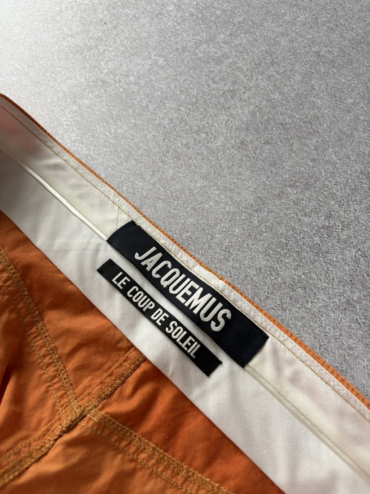 Jacquemus Jacquemus Le Coup De Soleil Orange Pattern Cotton Shorts Size US 32 / EU 48 - 14 Thumbnail