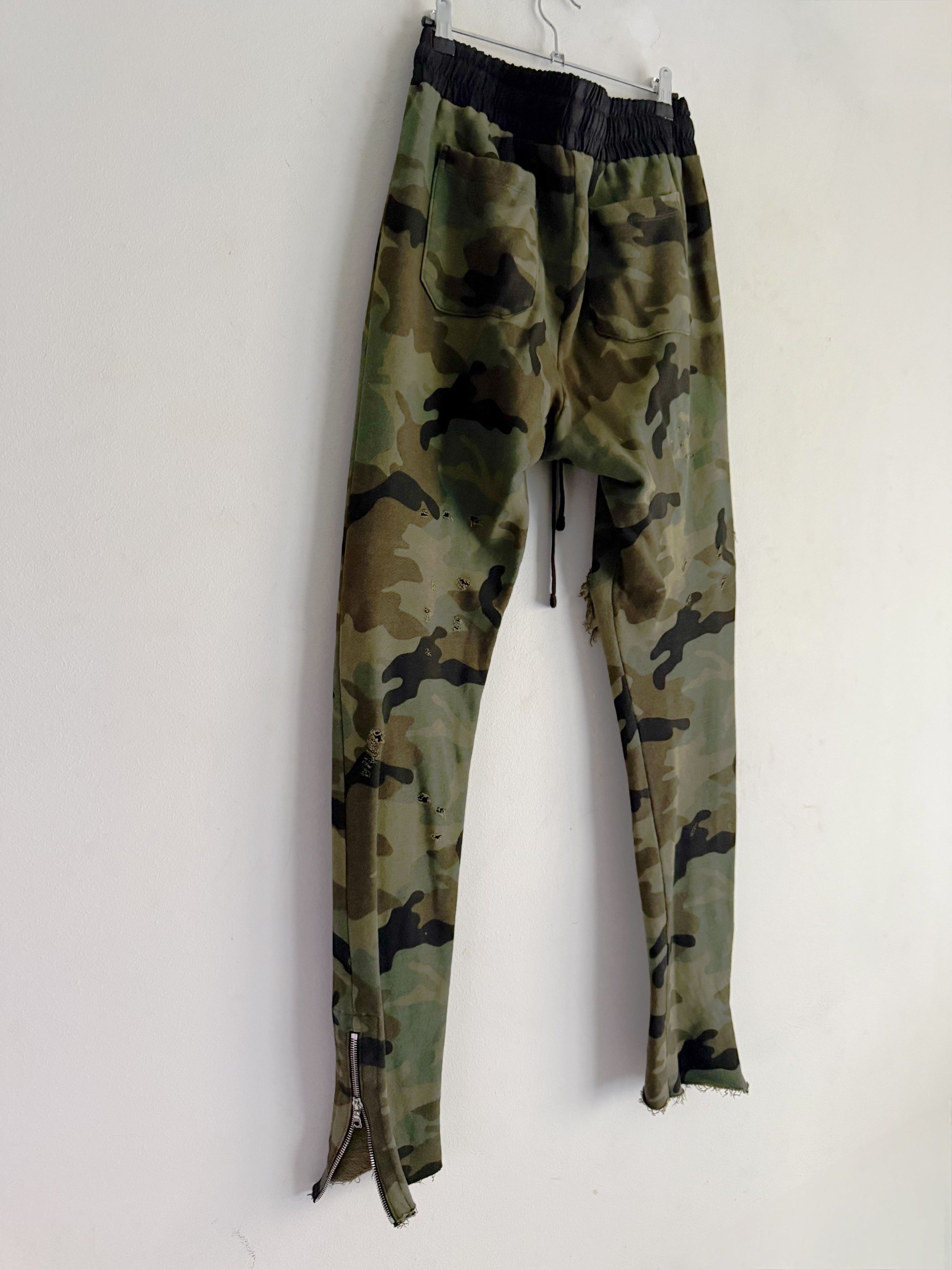Amiri Amiri MX1 Leather Patch Sweatpants Camo Size US 30 / EU 46 - 5 Thumbnail
