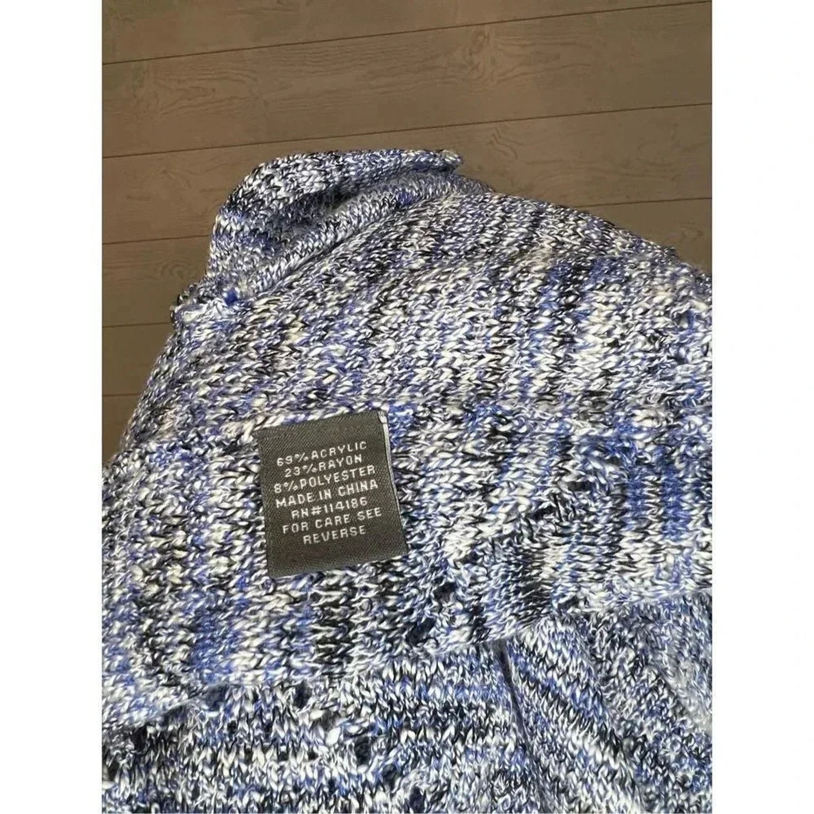 Other 89th & Madison blue marled open cardigan Size Petite Medium Size M / US 6-8 / IT 42-44 - 7 Thumbnail