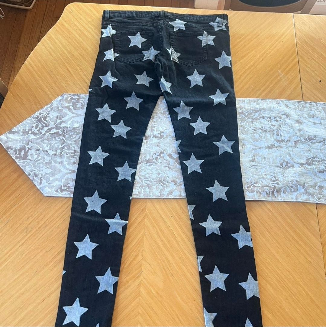Saint Laurent Paris Saint Laurent Paris D01 Star Denim by Hedi Slimane Size 32" / US 10 / IT 46 - 2 Thumbnail