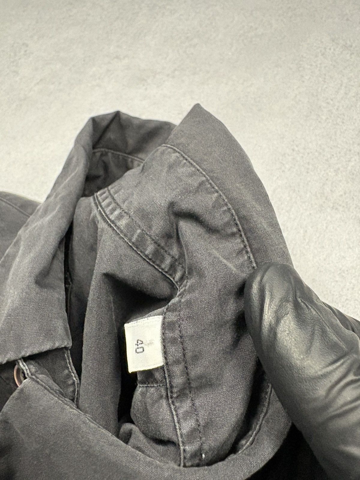 Jil Sander Jil Sander Black Button Up Shirt Tailor Made Italy Size 40 Size US L / EU 52-54 / 3 - 11 Thumbnail