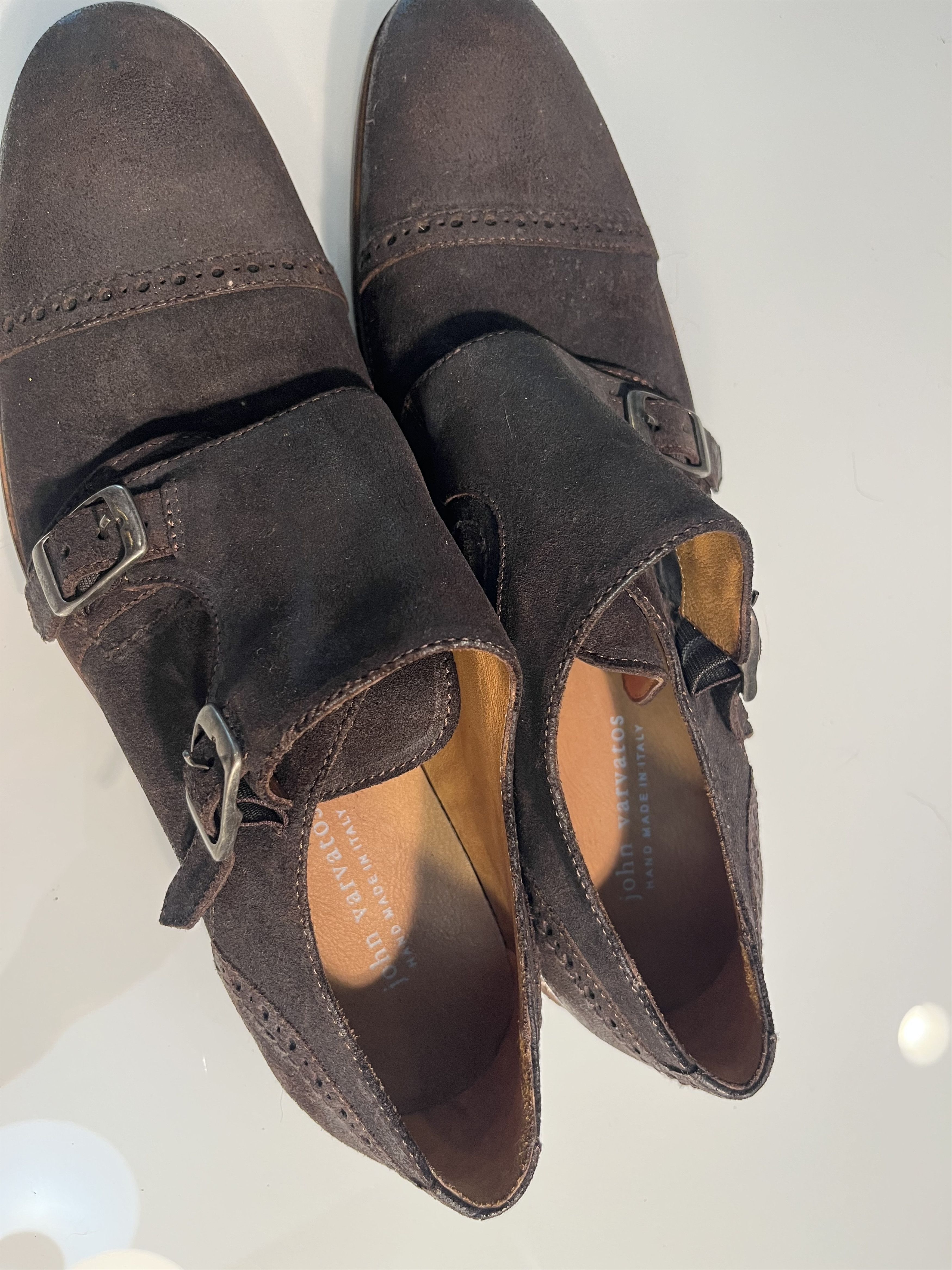 John Varvatos Double Monk Strap Size US 11 / EU 44 - 1 Thumbnail