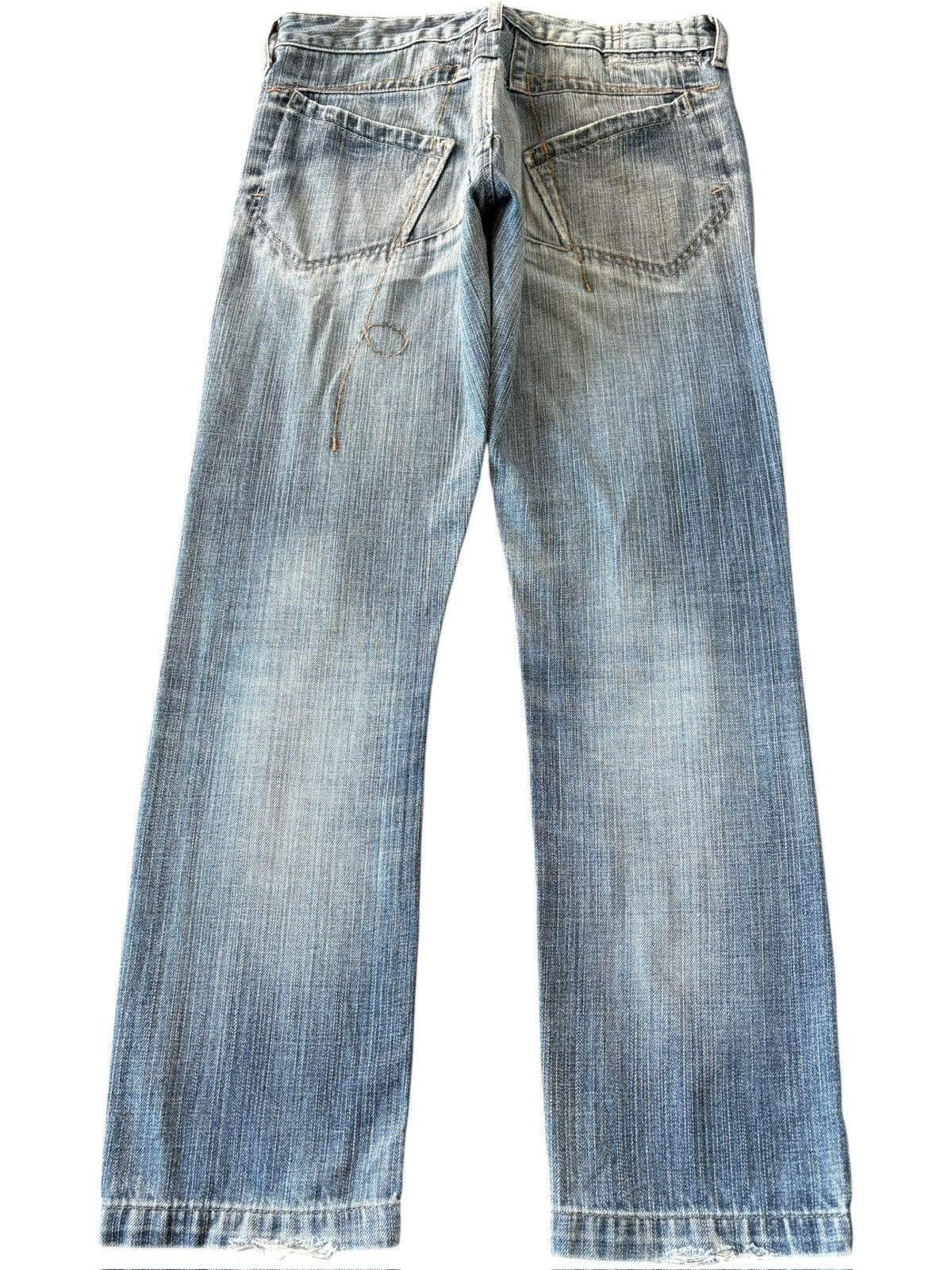Marithe + Francois Girbaud Vintage Marithe Francois Girbaud Faded Distresses Jeans Size 31" - 2 Thumbnail