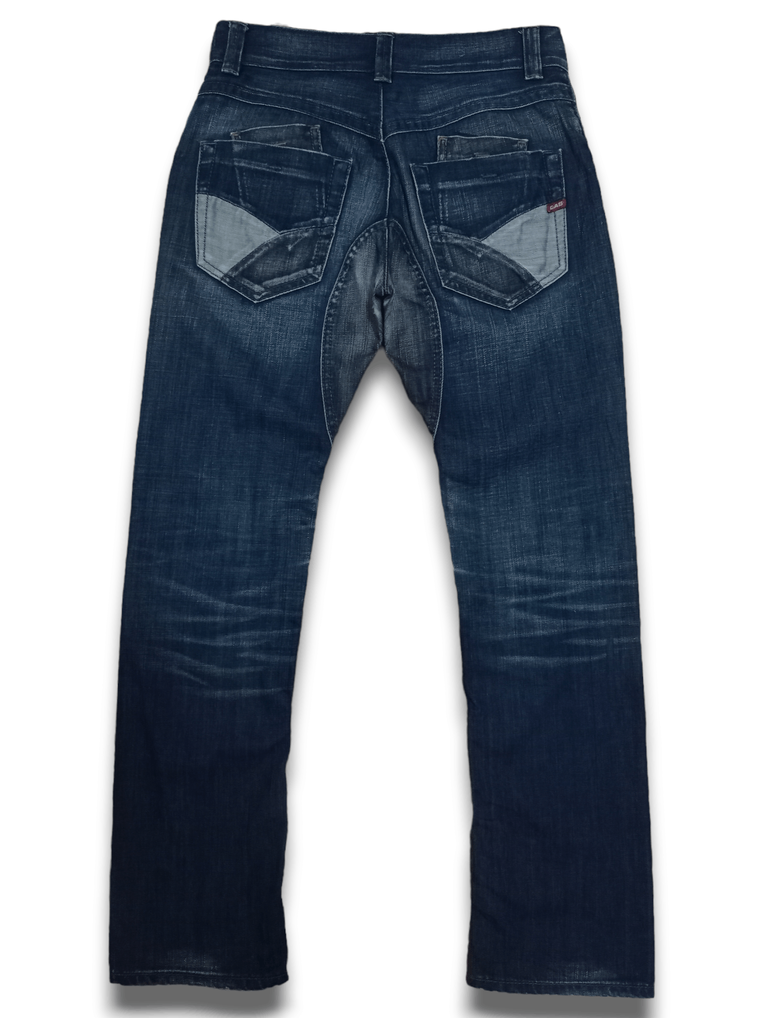 GAS Vintage Gas Spiderman Mask Design Blue Wash Curve Leg Jeans Size US 28 / EU 44 - 1 Thumbnail