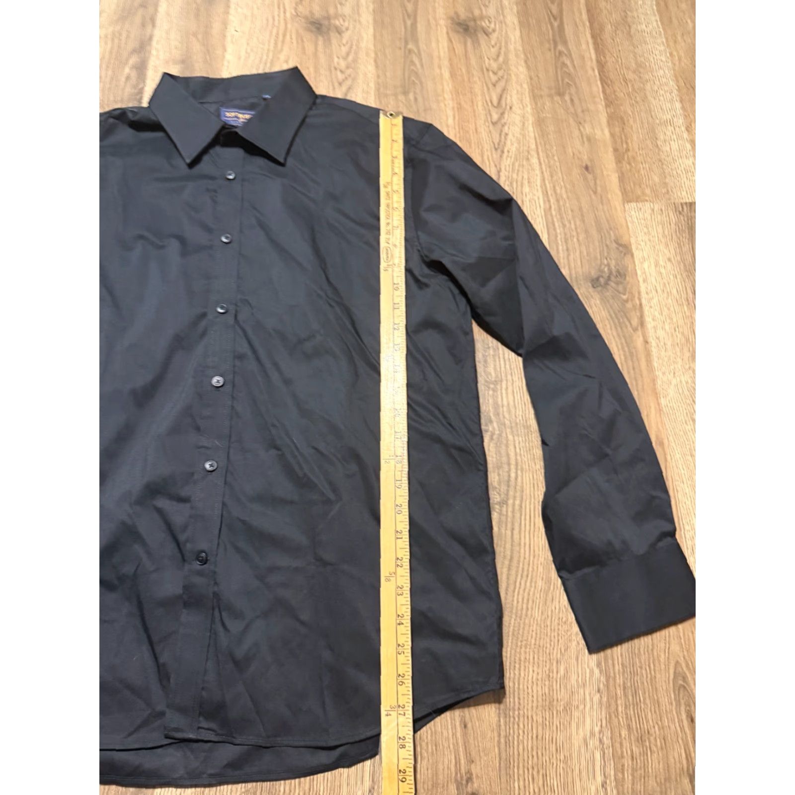 Vintage Soft Business Shirt Men’s Size Large Black Long Sleeve Button-Up Shirt Size US L / EU 52-54 / 3 - 7 Thumbnail