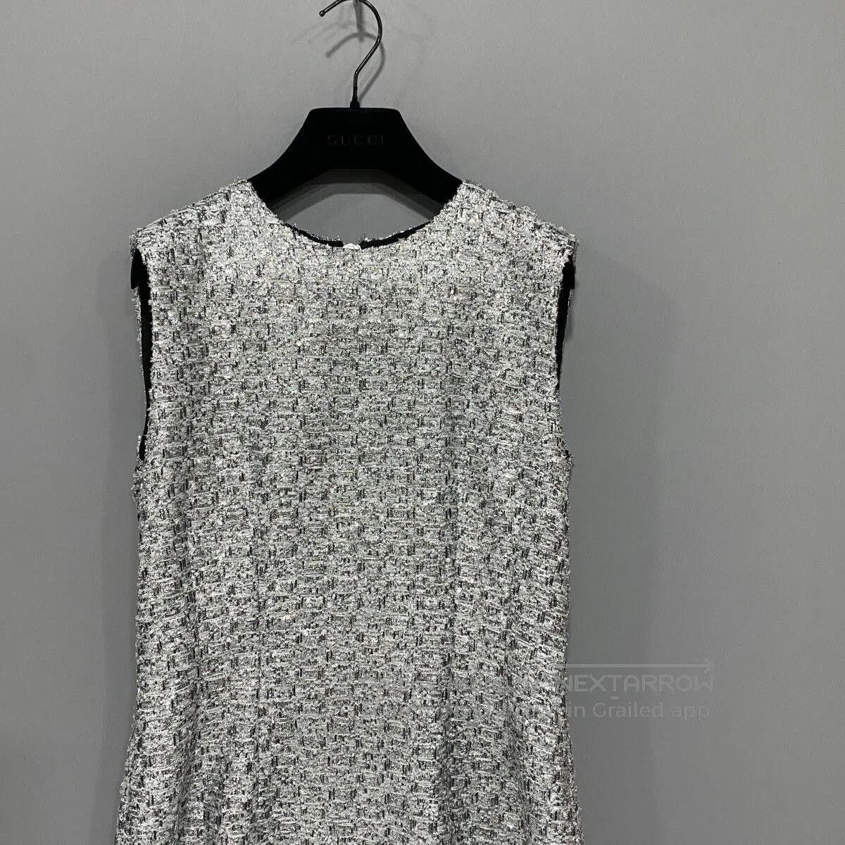 Gucci Gucci Silver Shimmer Sleeveless Dress. Size M / US 6-8 / IT 42-44 - 2 Thumbnail