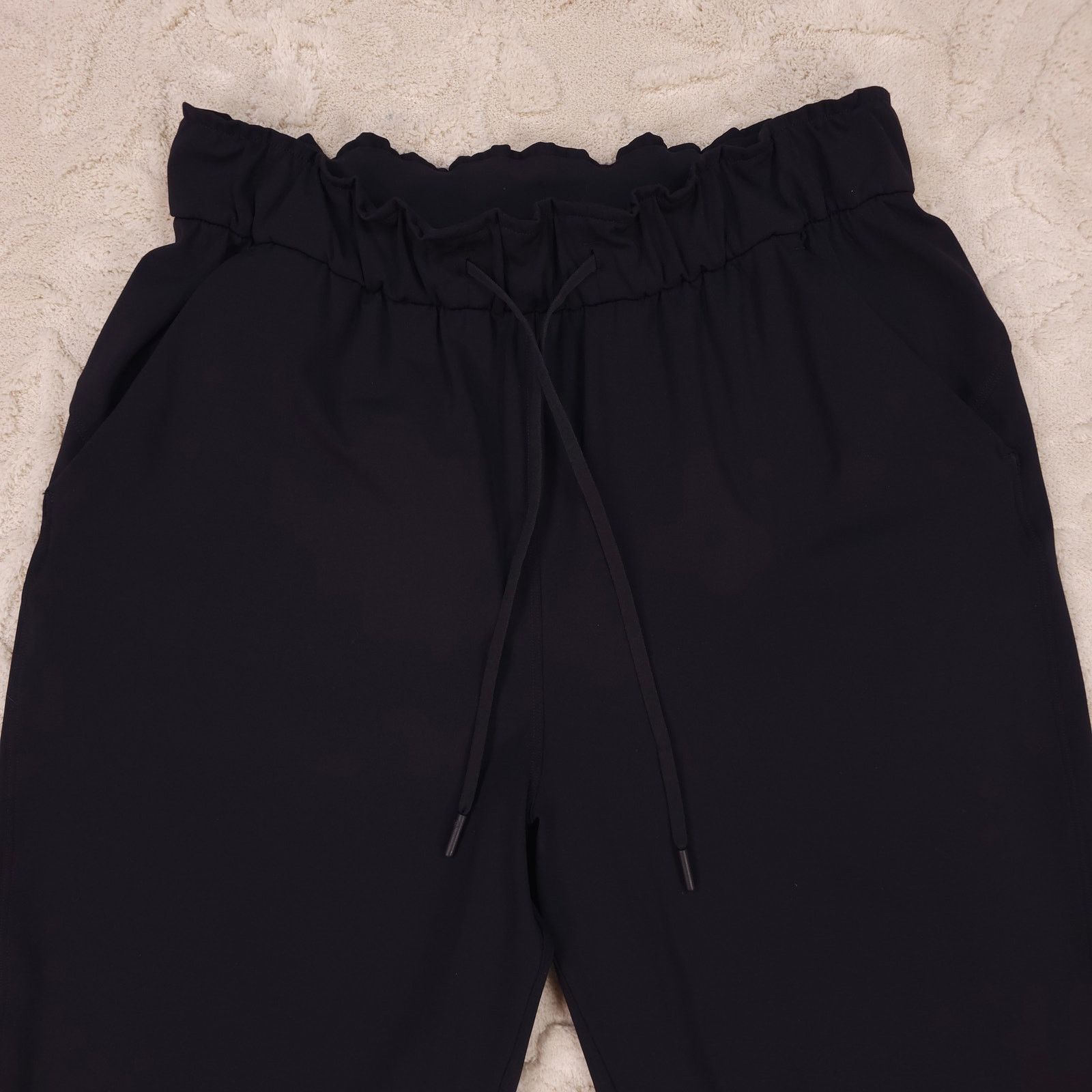 Lululemon Lululemon Stretch High-Rise Jogger Shorter Length Black Sz 6 Size 28" / US 6 / IT 42 - 3 Thumbnail