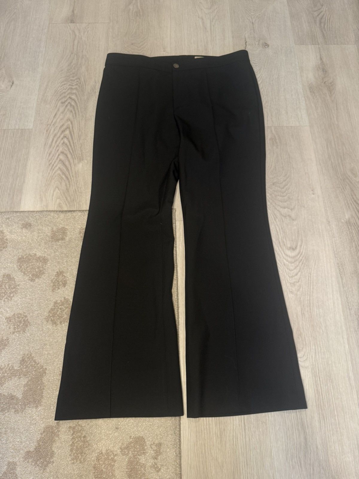 s/s 2007 flared wool wide leg dress pants!!