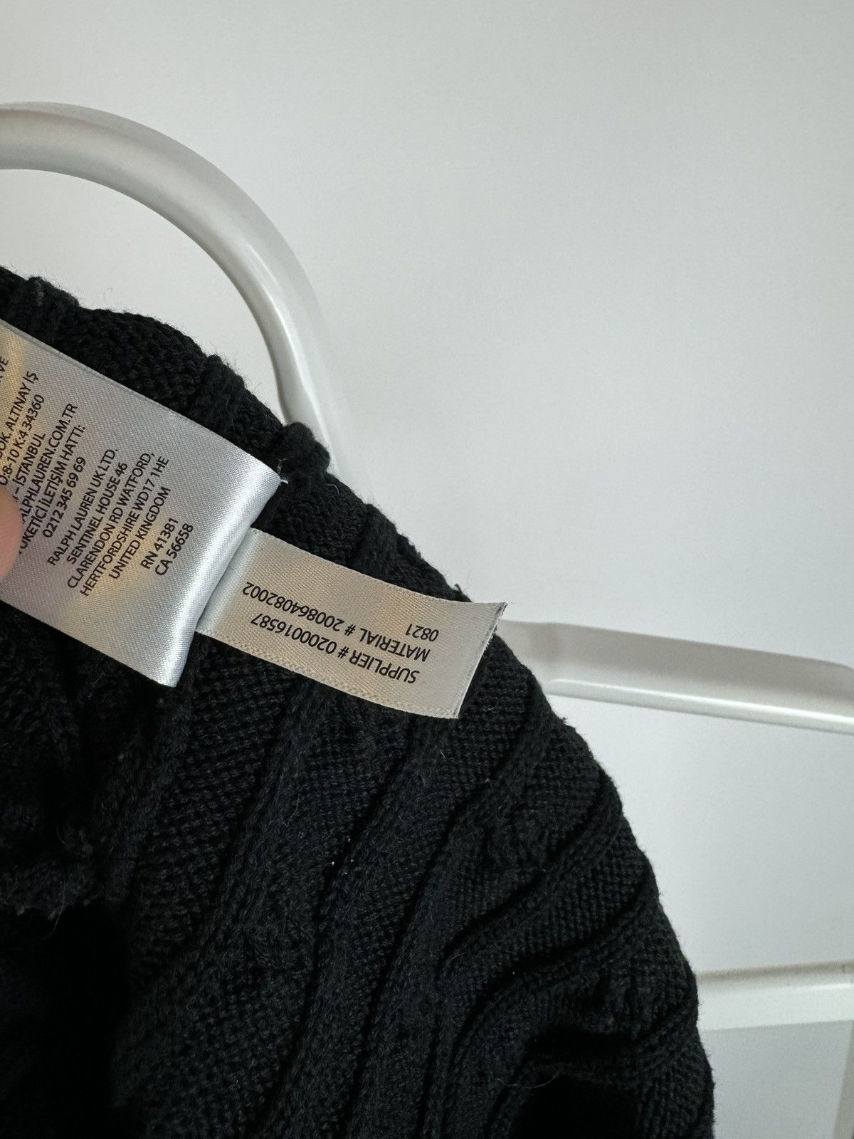 Vintage Vintage Lauren Ralph Lauren Full Zip Black Label Sweater Size XL / US 12-14 / IT 48-50 - 5 Thumbnail