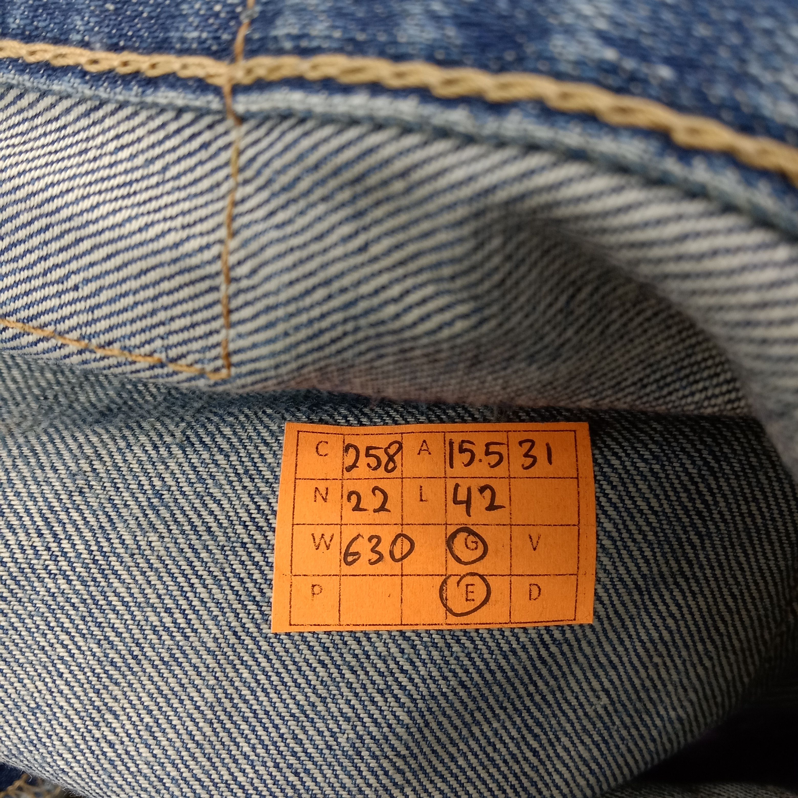 Levi's Levi's 501 Distressed Grunge Denim Jeans C258N22 Size US 31 - 16 Thumbnail