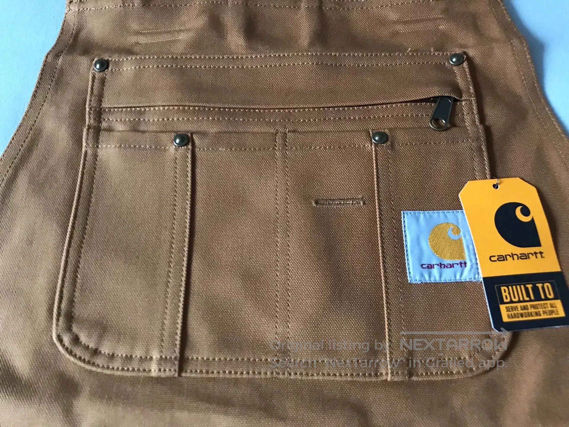 Carhartt Carhartt 106667 Canvas Apron. Size ONE SIZE - 3 Thumbnail