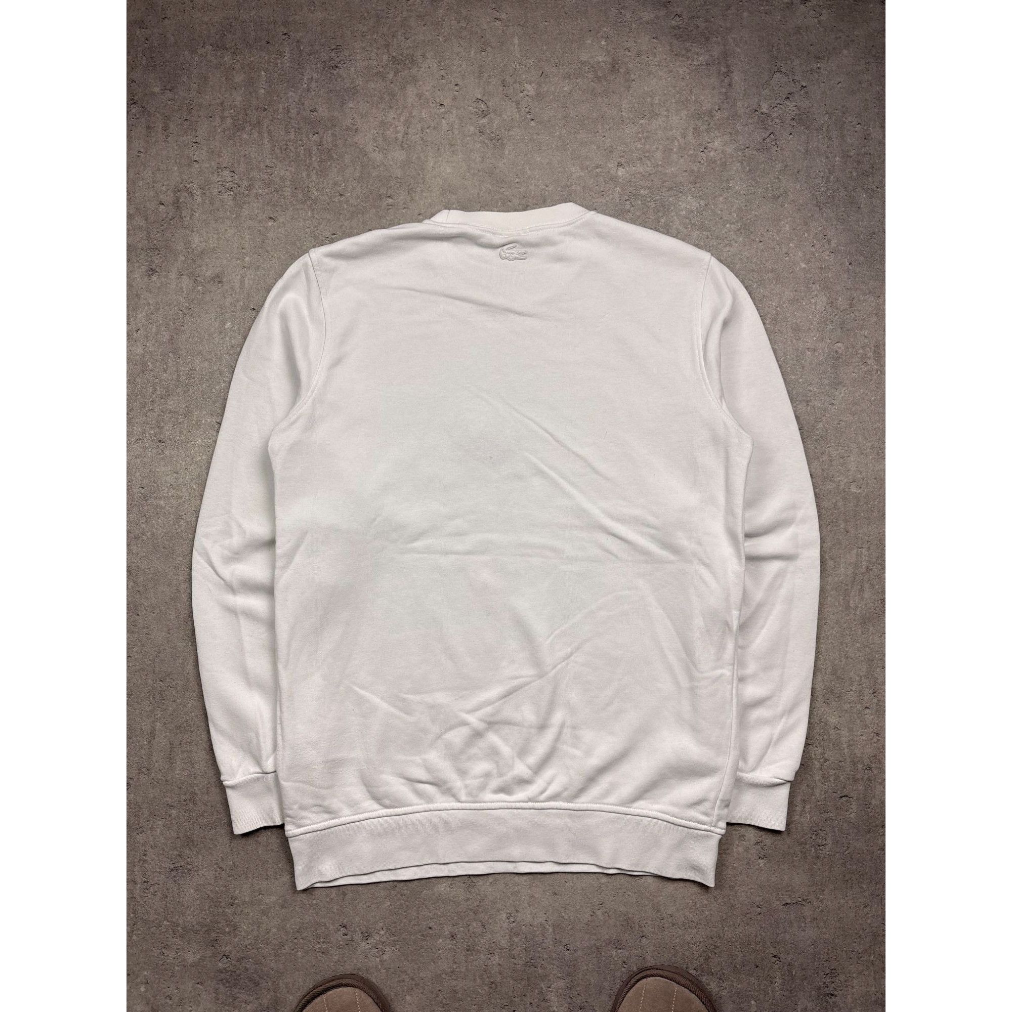 Lacoste Lacoste X Netflix Crocodile Cycling Sweatshirt White M Cotto Size US M / EU 48-50 / 2 - 4 Thumbnail