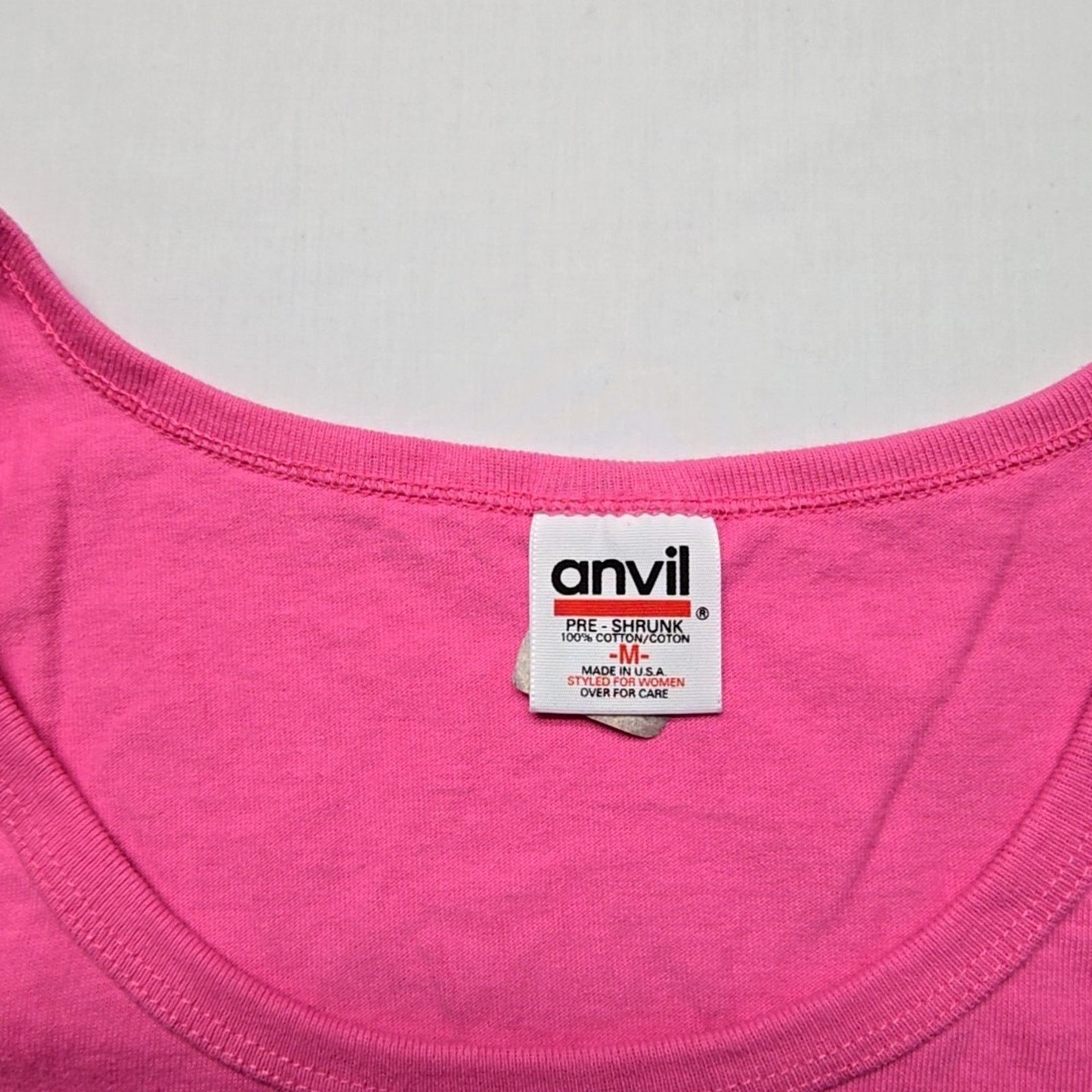 Anvil Vintage Tennessee Wildflowers Tank Pink M Floral Graphic Size M / US 6-8 / IT 42-44 - 3 Thumbnail