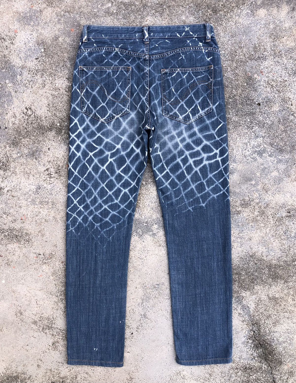 Issey Miyake × Japanese Brand × Tsumori Chisato ISSEY MIYAKE Tsumori Chisato Beautiful Art Slim Fit Denim Size US 29 - 11 Thumbnail