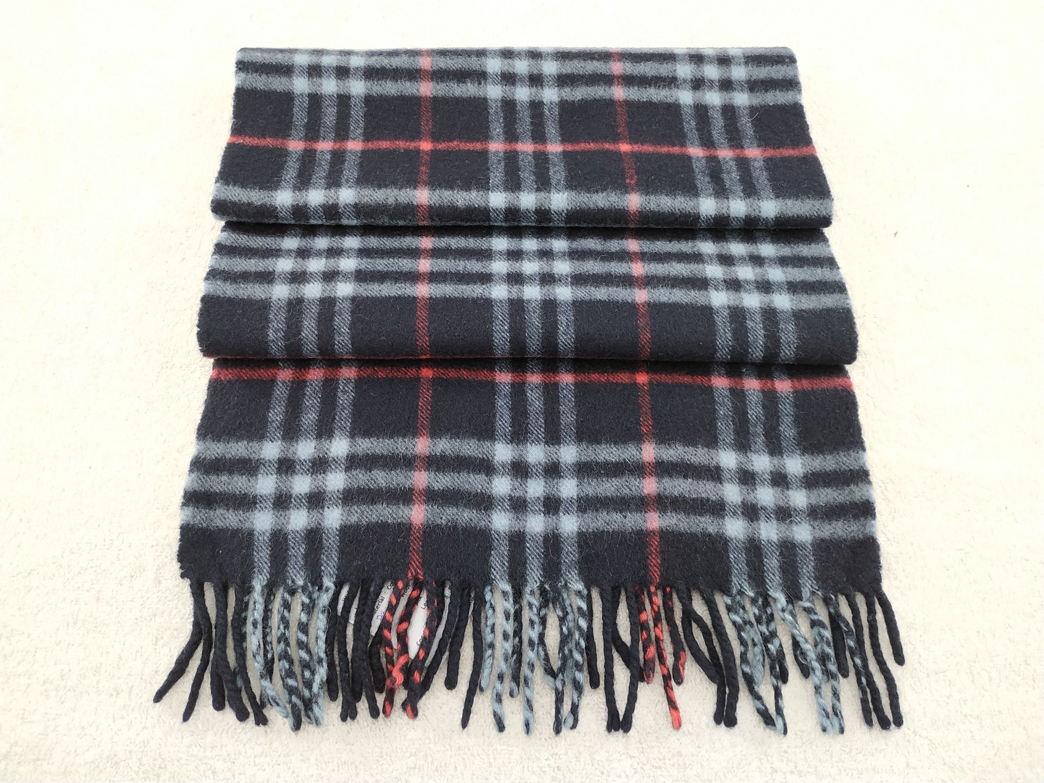 Burberry × Vintage Burberry Scarf / Muffler / Neckwear - WW221 Size ONE SIZE - 5 Thumbnail