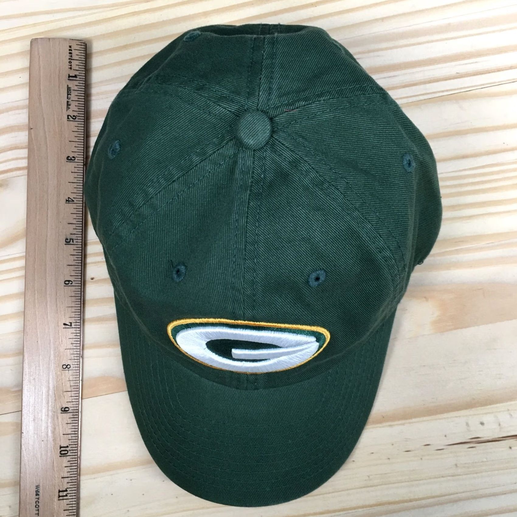 NFL NFL Green Bay Packers Baseball Cap Hat Mens OS Green Embroidered Logo Adjustable Size ONE SIZE - 4 Thumbnail