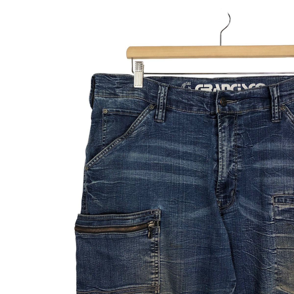 Hysteric Glamour 🔥Bush Pocket Cargo Denim Jeans Grancisco Japan Size US 36 / EU 52 - 5 Thumbnail