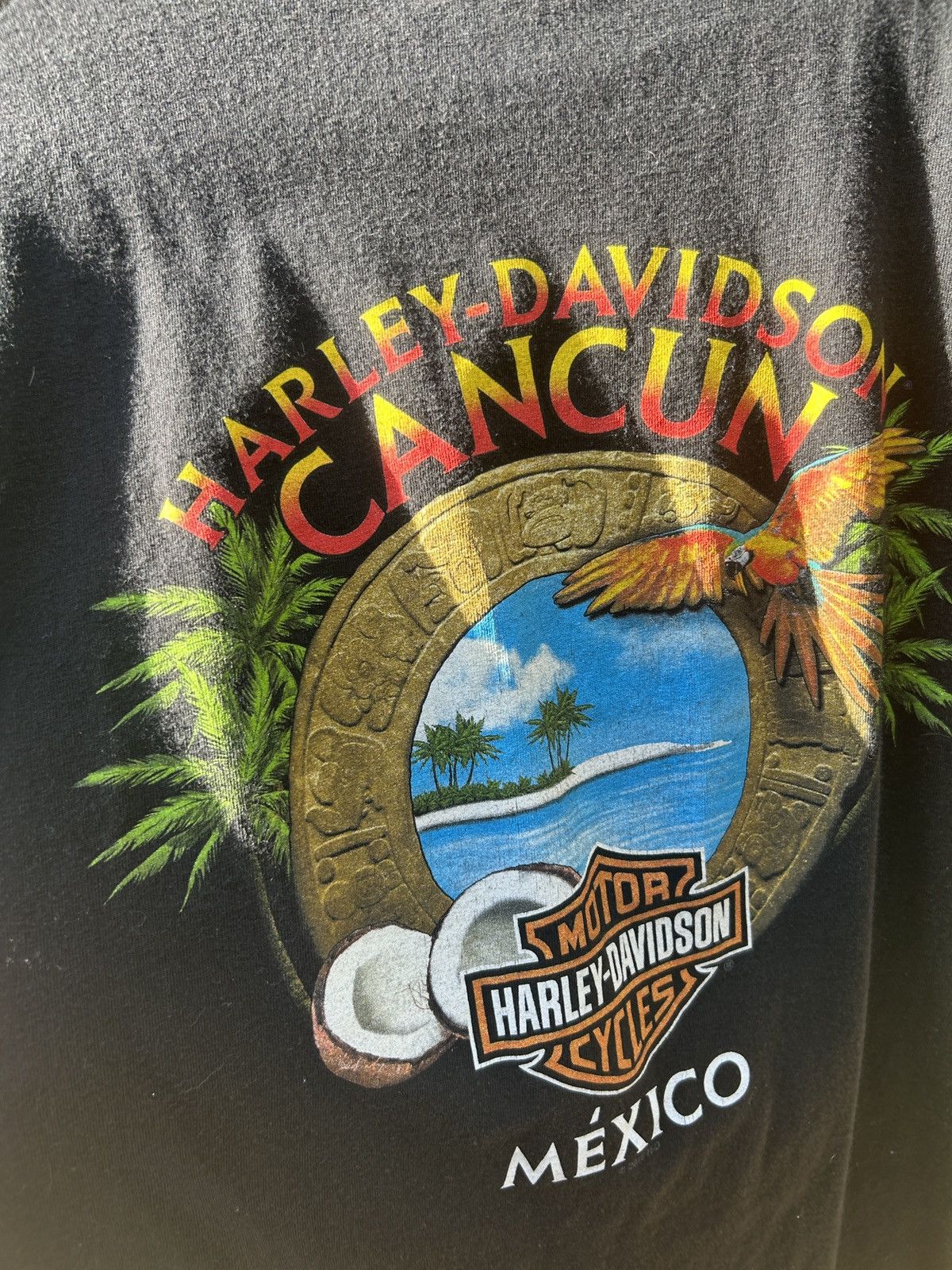 Harley Davidson Vintage Harley Davidson, all over Print Graphic Cancun Tee Size US L / EU 52-54 / 3 - 5 Thumbnail