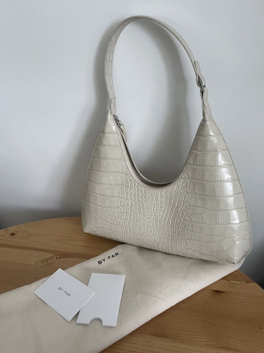 By Far By Far Amber croco embossed leather handbag Size ONE SIZE - 5 Thumbnail