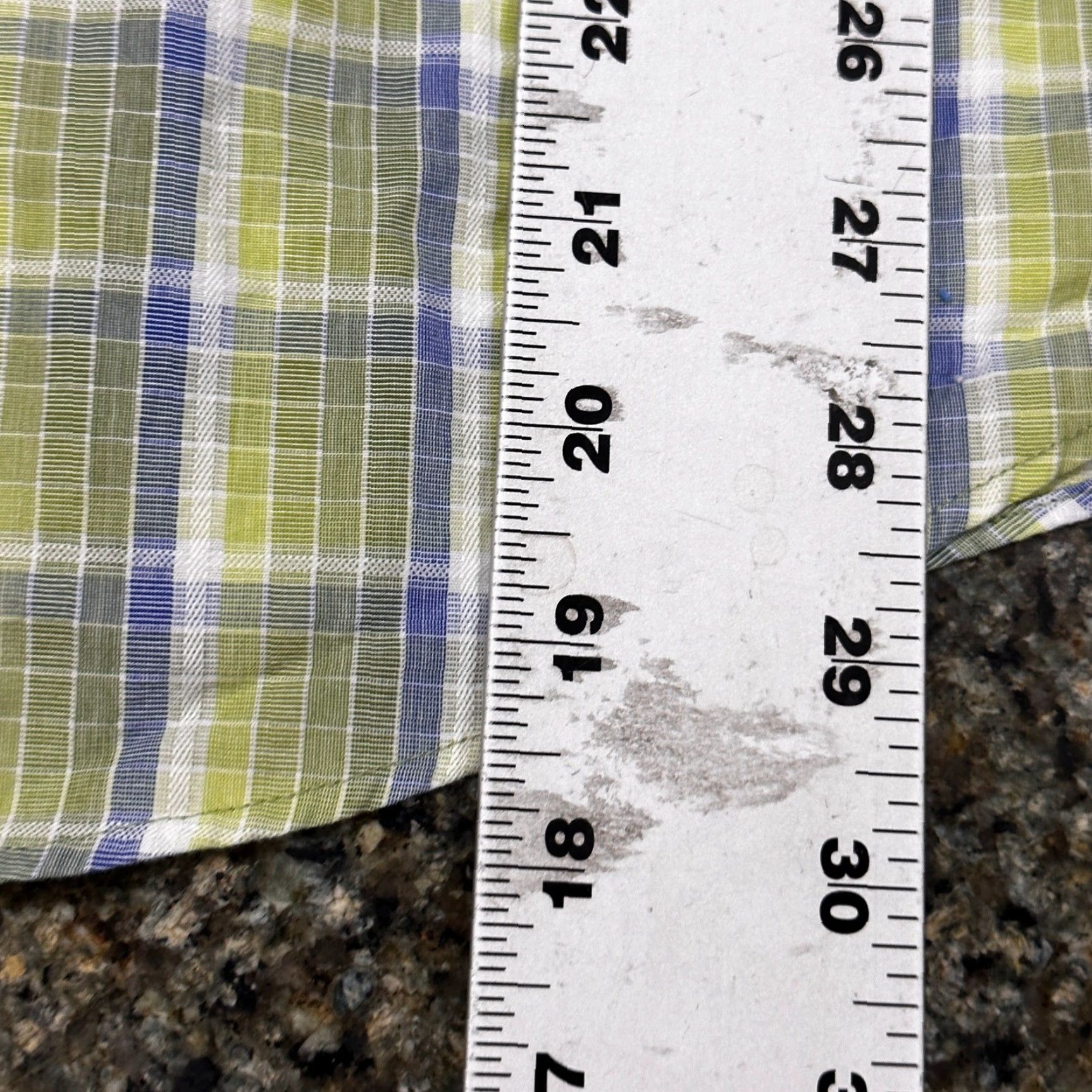 Sean John VINTAGE Sean John Shirt 2XL Plaid Button-Up Long Sleeve Men Regular Chest 50 Green White Blue Fall Spring Summer Winter Size US XXL / EU 58 / 5 - 7 Thumbnail
