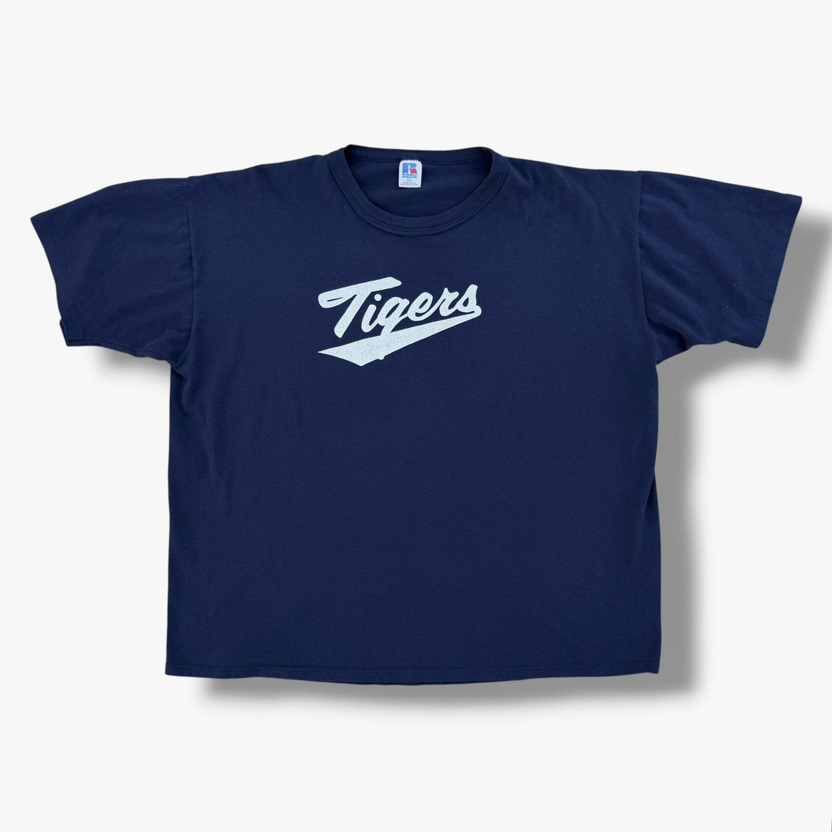 Russell Athletic Vintage 80s Russell Athletic Detroit Tigers T-Shirt Navy XXL Size US XXL / EU 58 / 5 - 1 Thumbnail