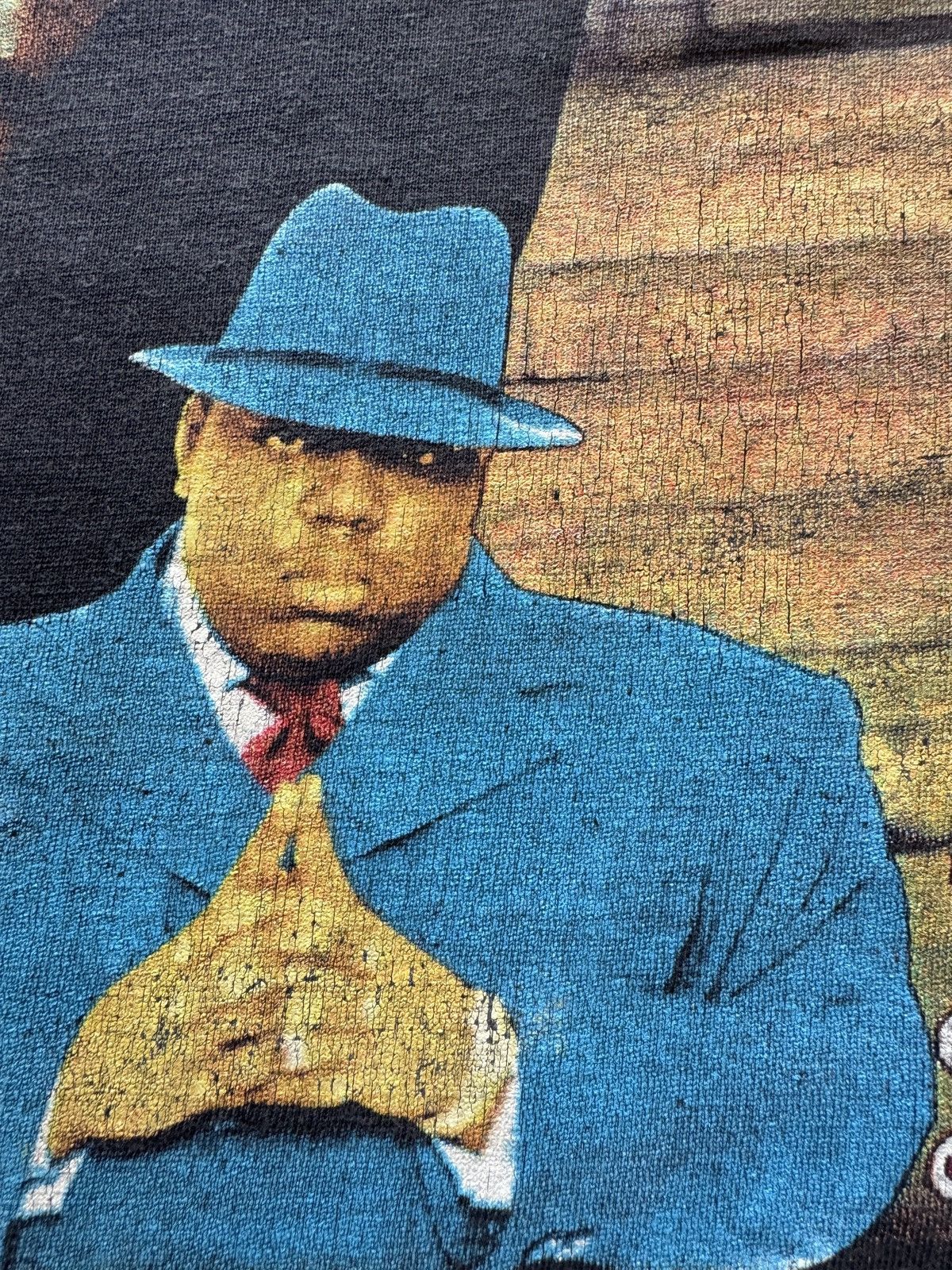 Vintage ‘90s Notorious BIG Biggie Rap Tee Shirt Memorial Nas Wu Tang Size US XL / EU 56 / 4 - 9 Thumbnail