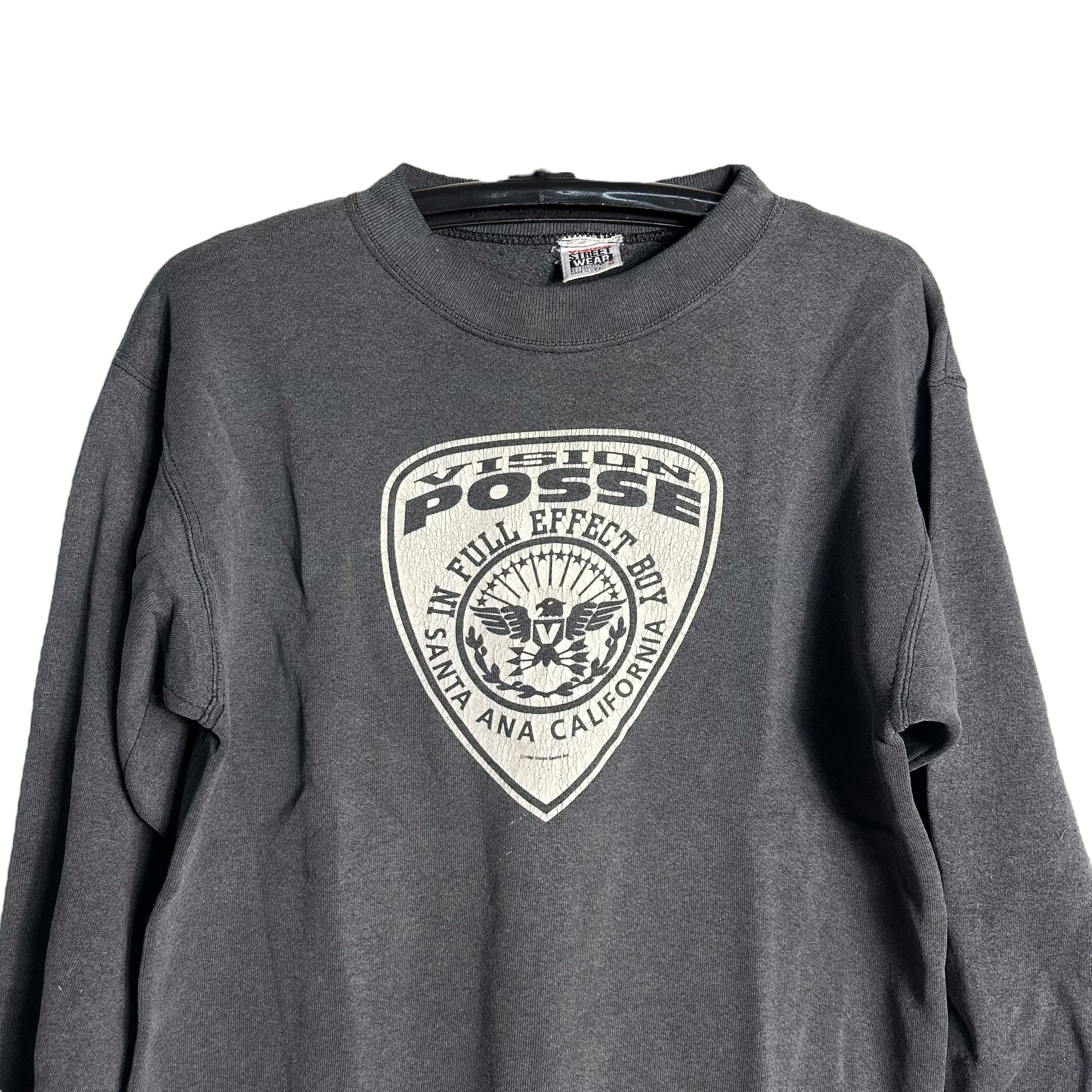 Vision Streetwear 🔥RARE🔥Vintage Vision Streetwear 1990 Crewneck Sweatshirt Size US M / EU 48-50 / 2 - 2 Thumbnail