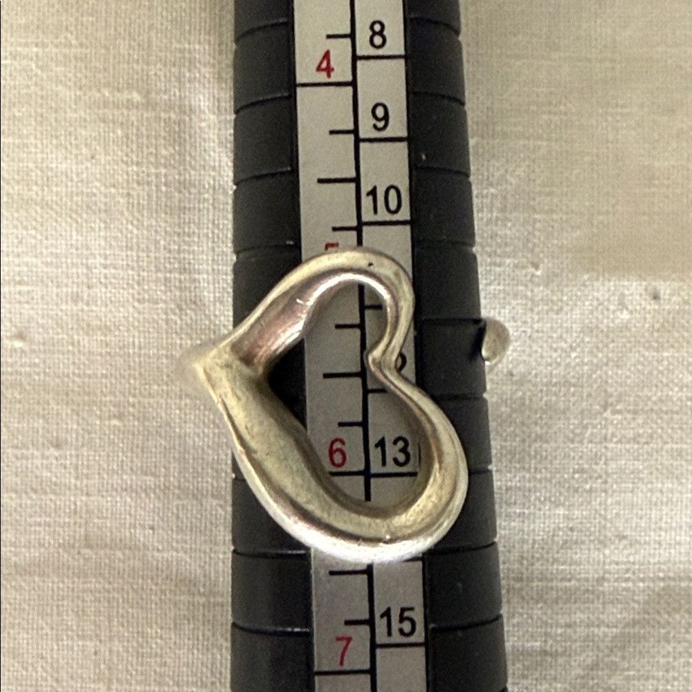 Tiffany & Co. Tiffany & Co. Elsa Peretti Open Heart Ring Sterling Silver Size ONE SIZE - 6 Thumbnail