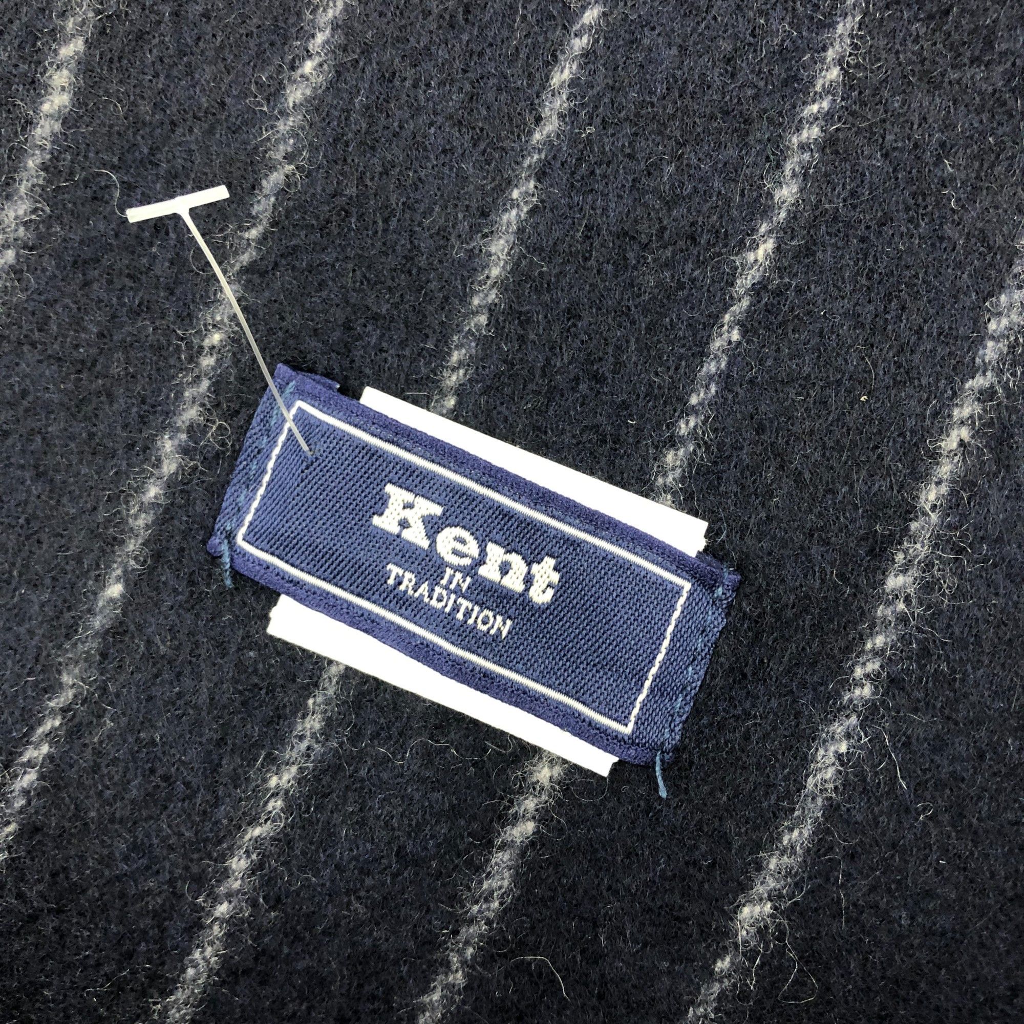 Japanese Brand Vintage Kent Scarf Muffler Wool Fringe Winter Scarves Size ONE SIZE - 4 Thumbnail