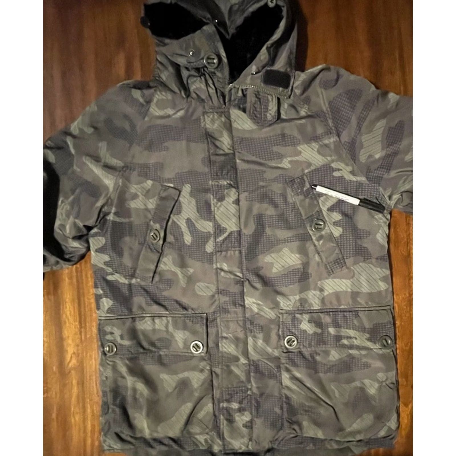 Fox Racing Fox Racing Deluxe Parka Jacket M Men Full Zip Sherpa Camouflage Green/Gray Camo Winter Size US M / EU 48-50 / 2 - 6 Thumbnail