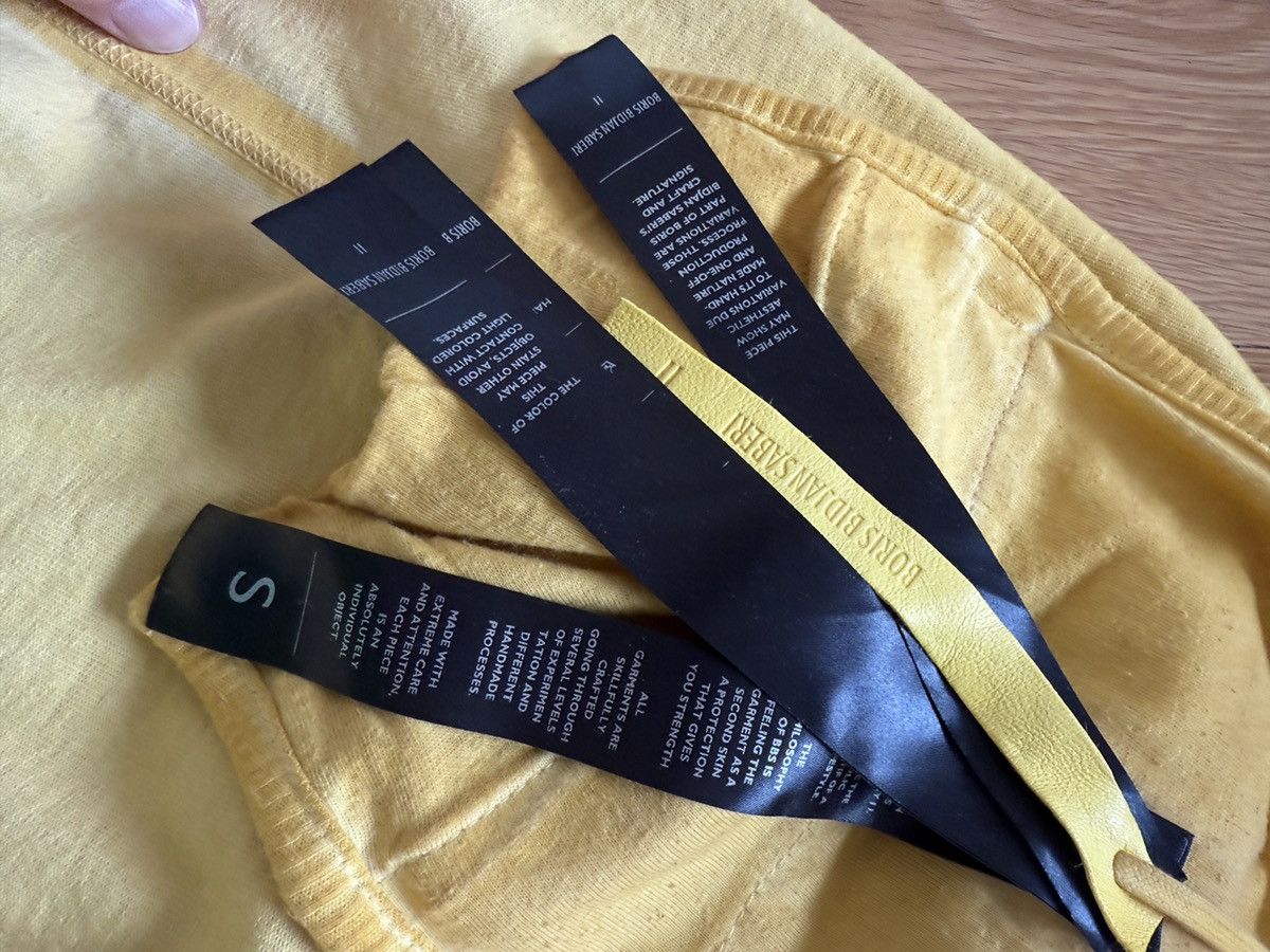 Boris Bidjan Saberi Boris Bidjan Saberi Sz S yellow pants tape seam Size US 30 / EU 46 - 5 Thumbnail