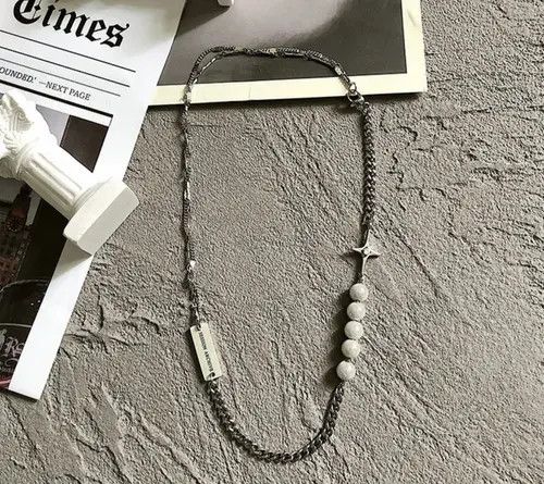 Designer × Vintage Retro reflective pearl necklace Size ONE SIZE - 3 Thumbnail