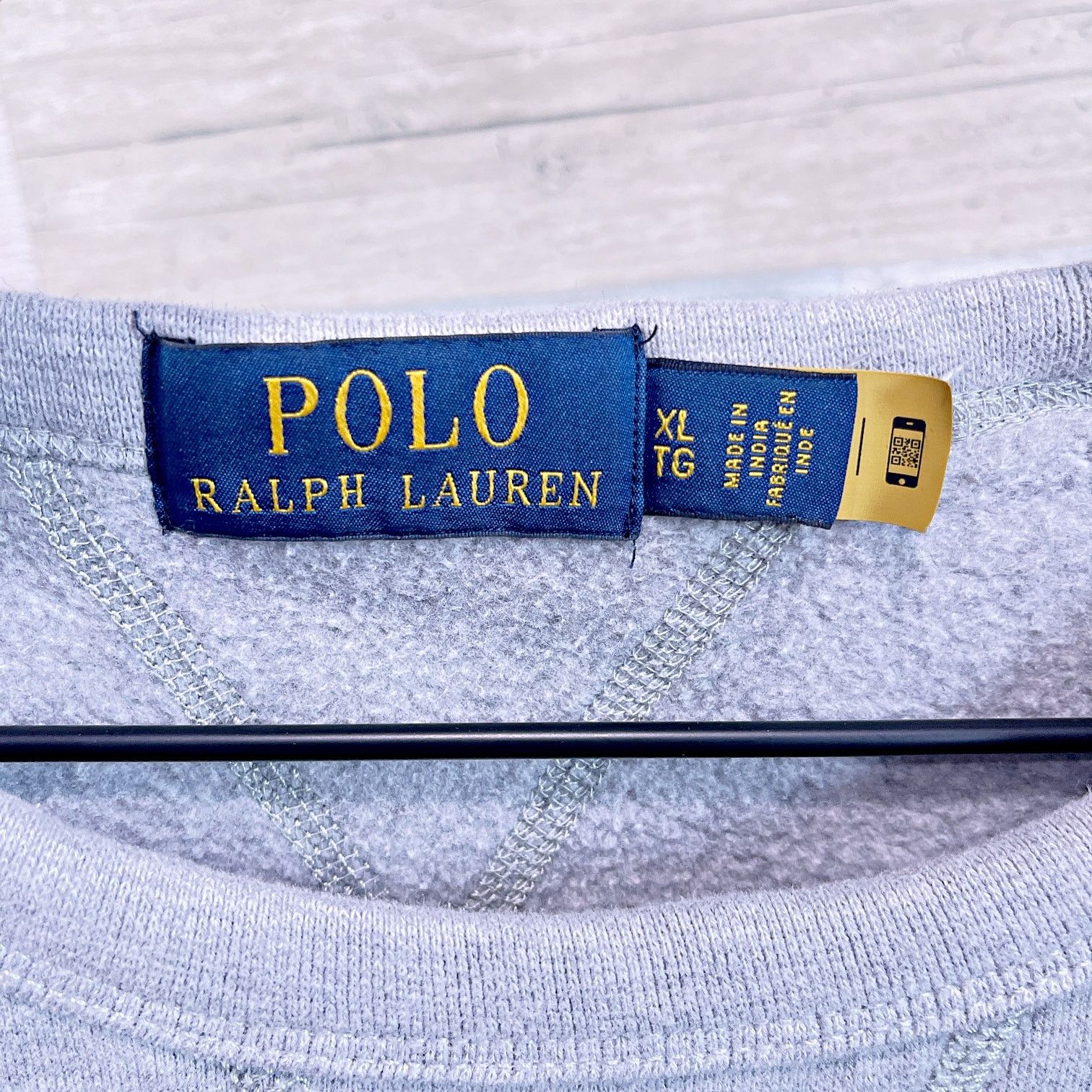 Polo Ralph Lauren POLO Ralph Lauren Applique Logo Sweatshirt Gray Mens XL Size US XL / EU 56 / 4 - 8 Thumbnail